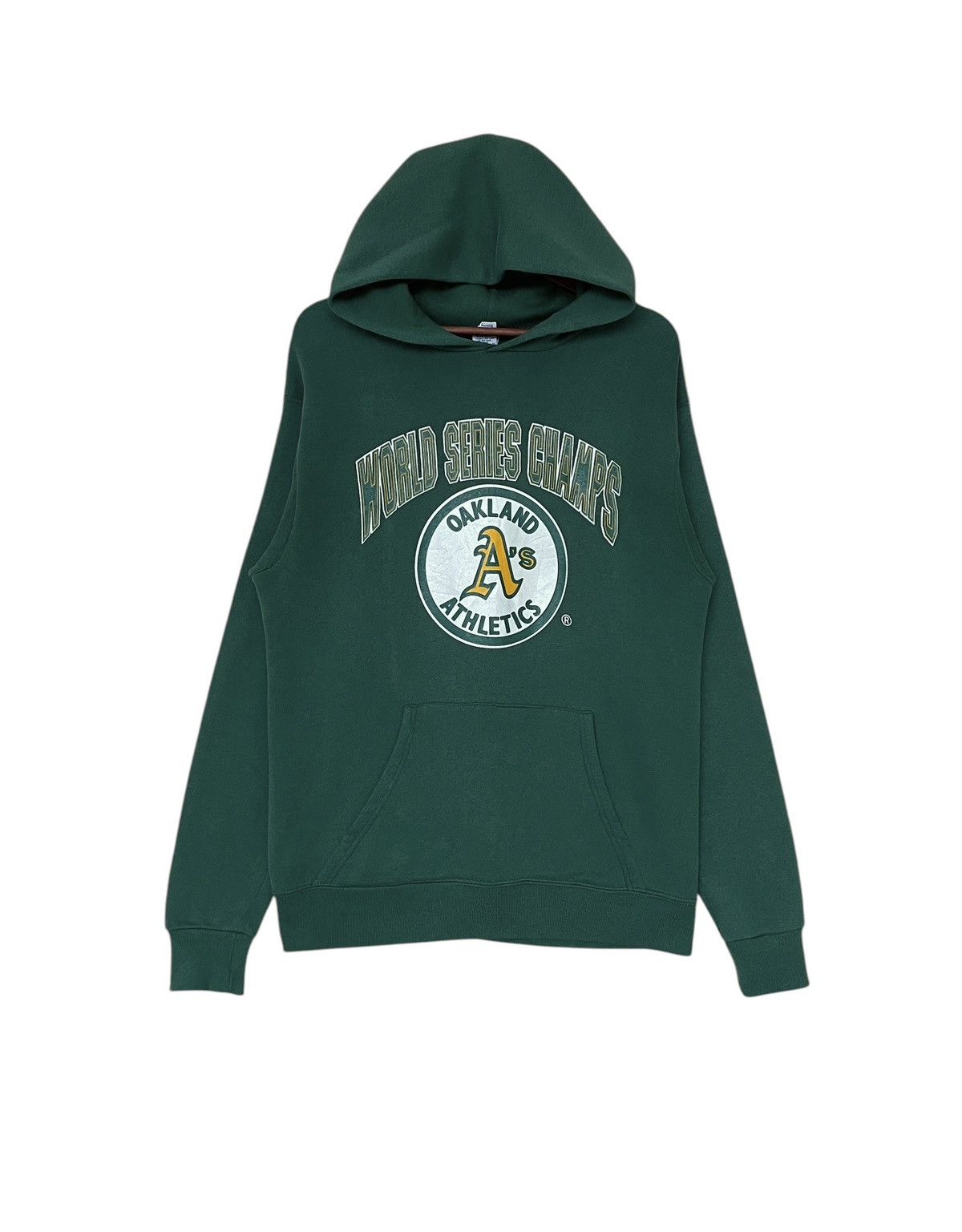 Vintage Vintage Baseball Team Oakland Atletics Hoodie 1990s Size US L / EU 52-54 / 3 - 1 Thumbnail