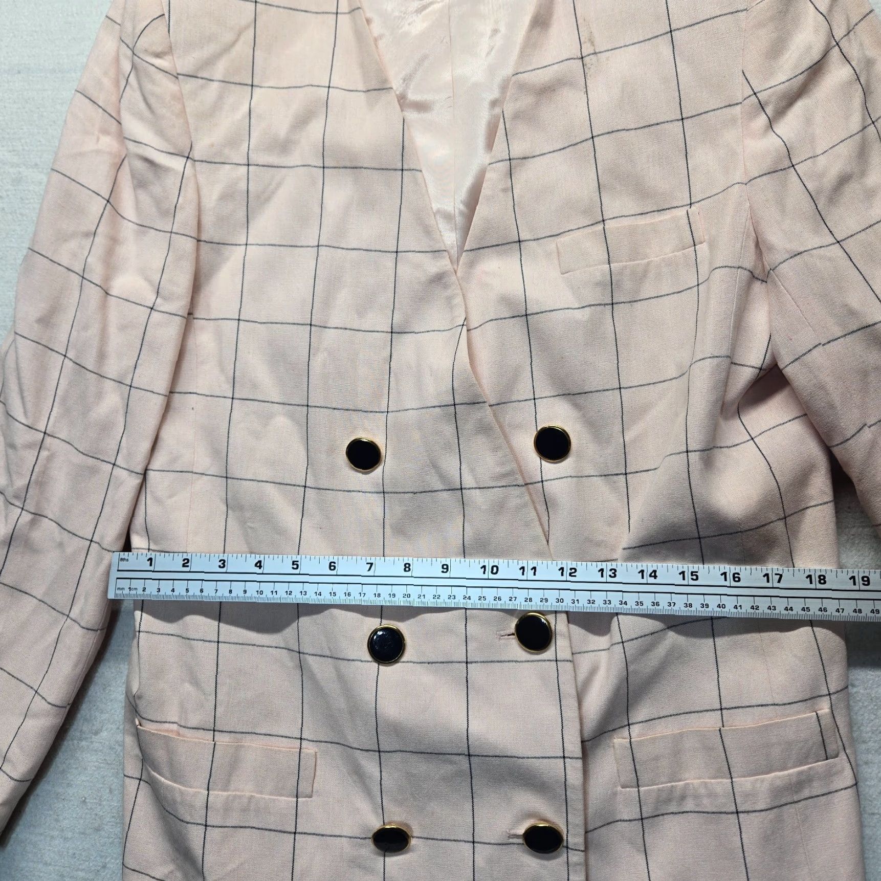Worthington Worthington Coat Jacket Pea Coat 16 Pink Woman Adult Regular Size 16 Rayon Shoulder Pads Vintage No 90s London Elegant Coat Size XXL / US 16-18 / IT 52-54 - 6 Thumbnail