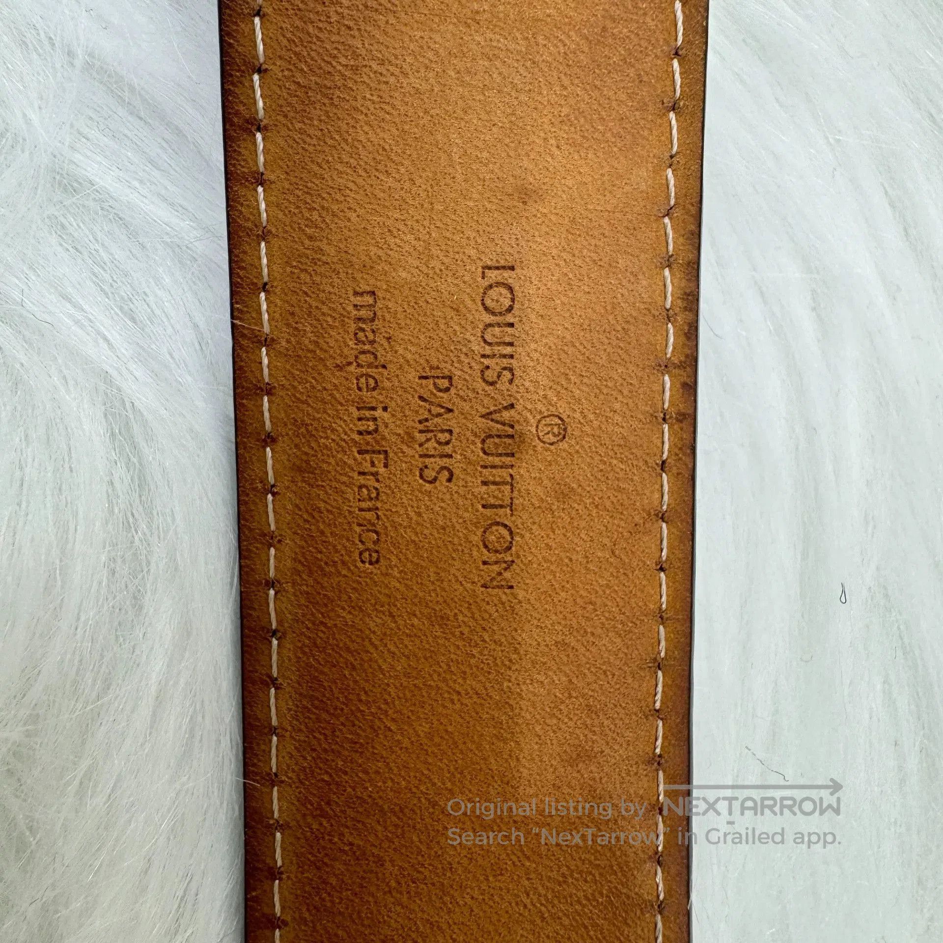 Louis Vuitton Louis Vuitton Monogram Gold Buckle Belt. Size ONE SIZE - 5 Thumbnail