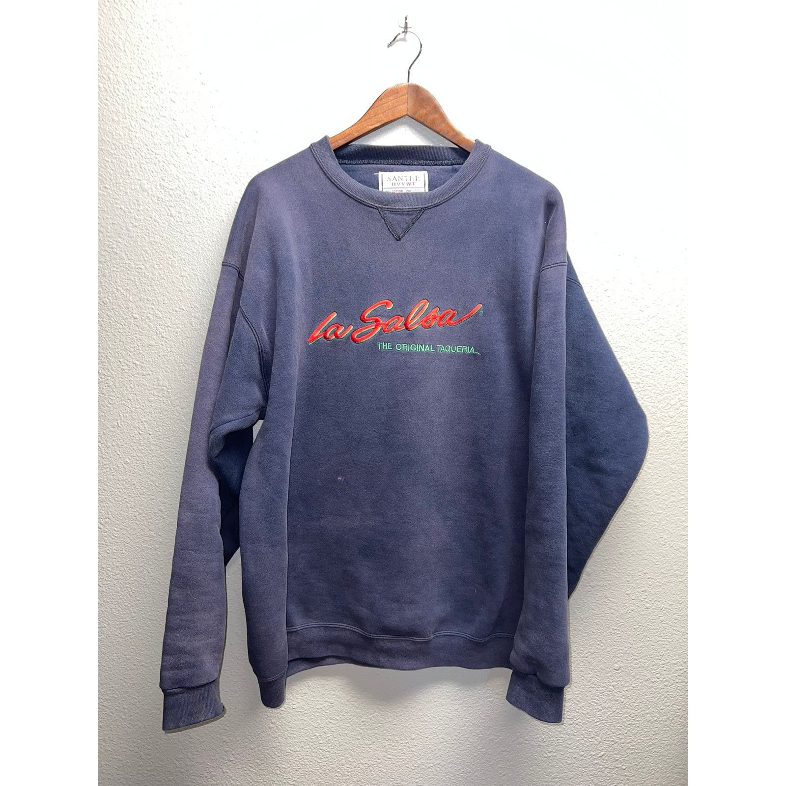 Vintage Vintage Taqueria Sweatshirt Crewnewck La Salsa Santee VTG L Size US L / EU 52-54 / 3 - 1 Thumbnail