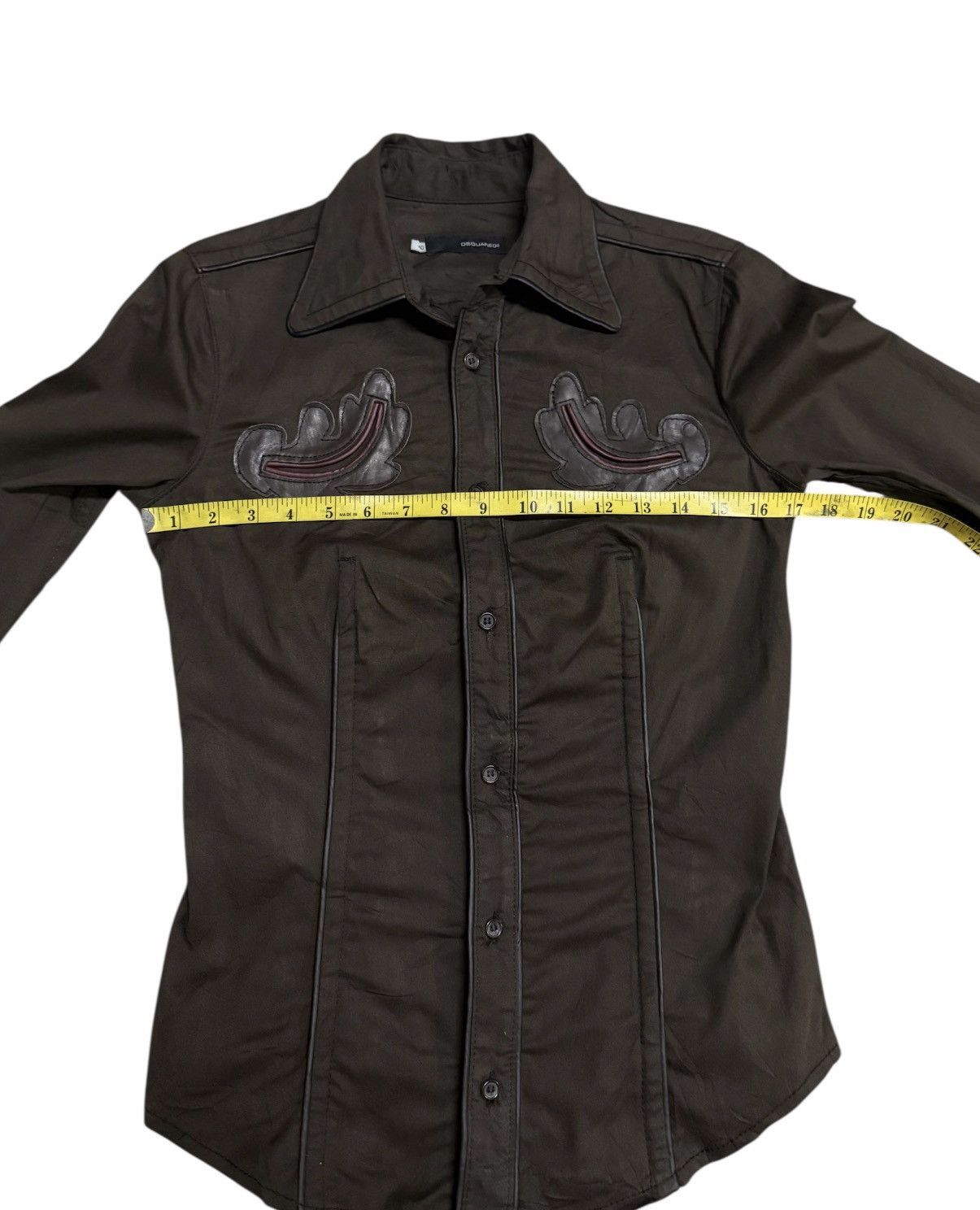 Dsquared2 DSQUARED2 Button Women Leather Size S / US 4 / IT 40 - 5 Thumbnail