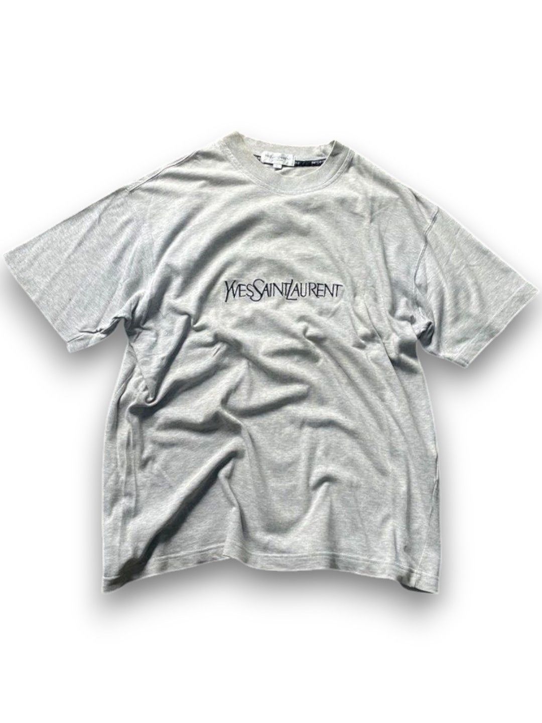 Yves Saint Laurent Vintage Yves Saint Laurent YSL Script Logo Tee Size US L / EU 52-54 / 3 - 1 Thumbnail