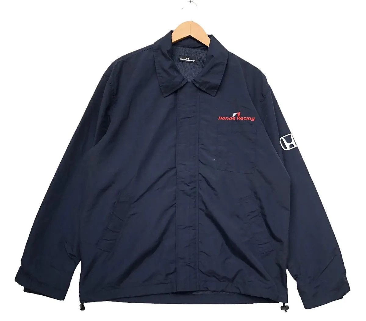 Honda Vintage 90s Honda F1 Formula One Embroidered Racing Jacket Size US L / EU 52-54 / 3 - 2 Thumbnail
