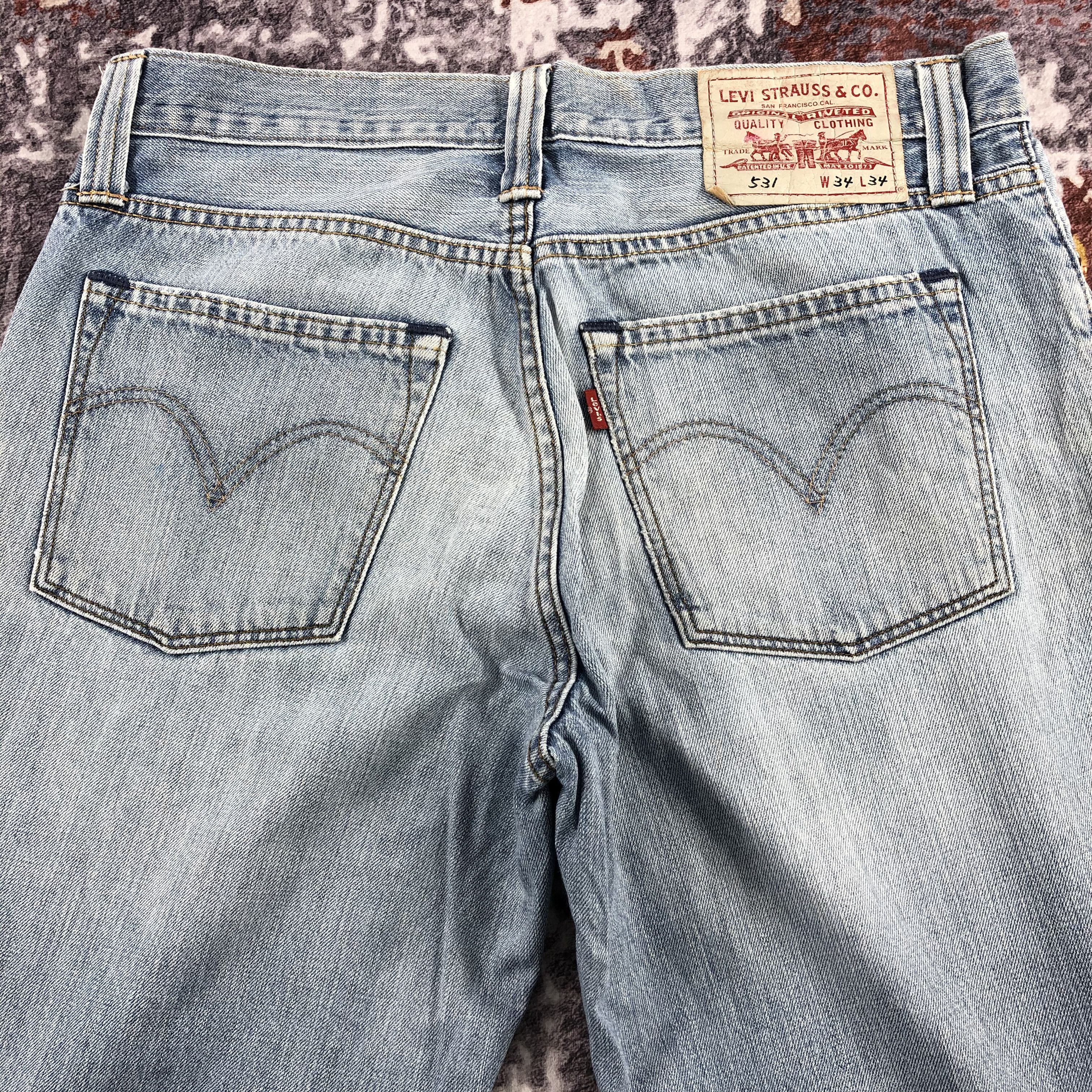 Levi's × Vintage Vintage Light Wash Levis 531 Jeans-JM2162 Size US 34 / EU 50 - 5 Thumbnail