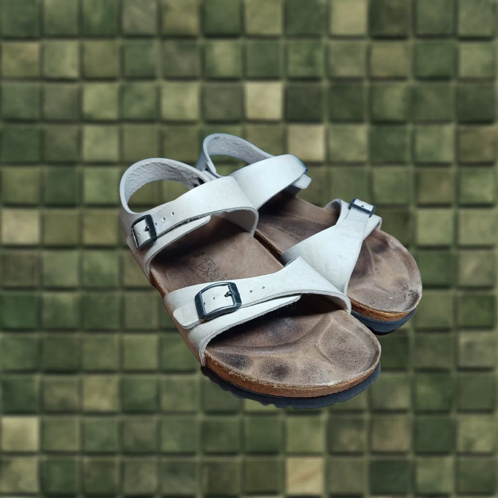 Birkenstock Birkenstock Fussbett 250 Beige W 8 M Mens Casual Slip-On Sandals Size US 6 / EU 39 - 1 Thumbnail
