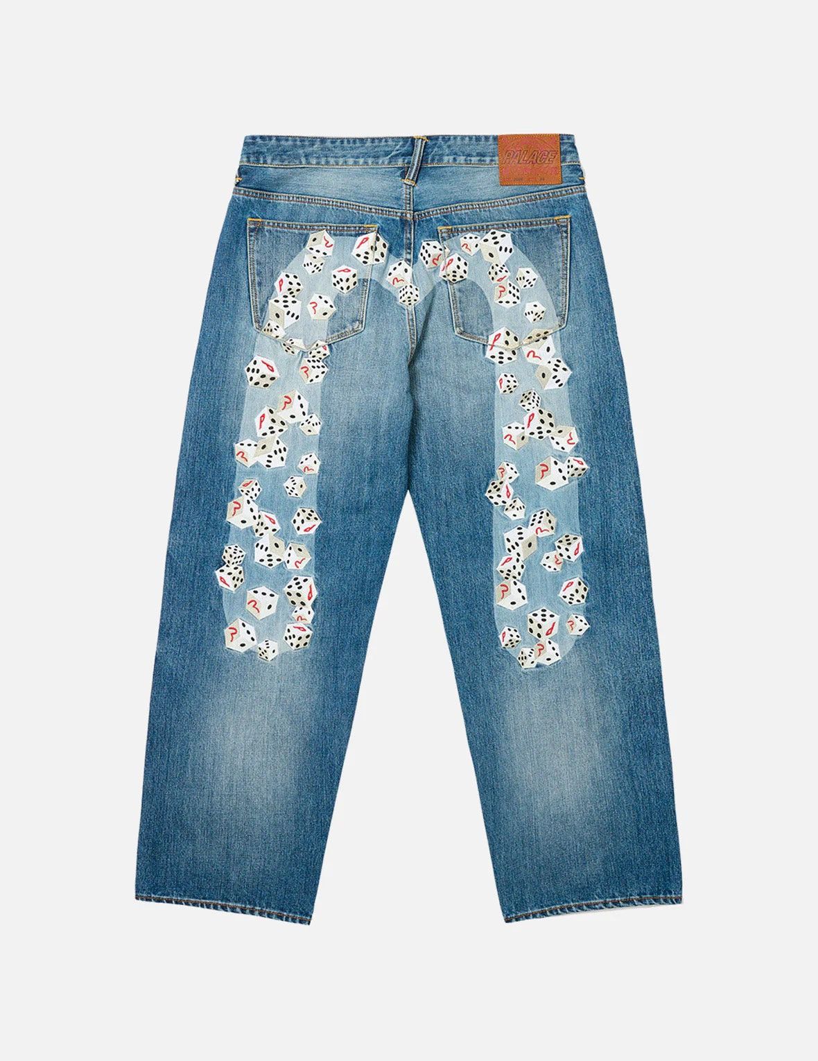 Palace Palace x Doraemon P90 jean (black stone wash) (32) | Grailed