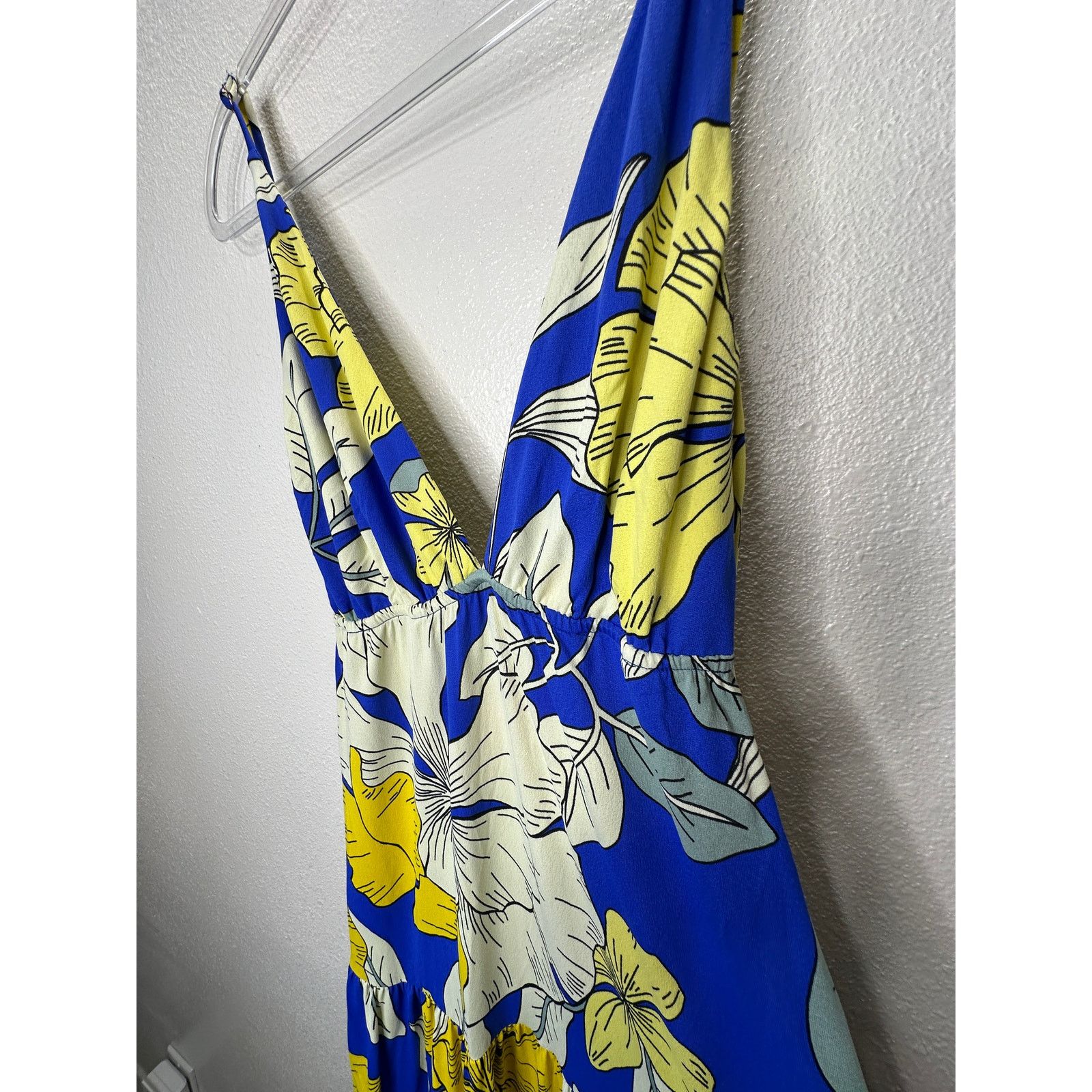 Other Maaji Yellow White Blue SandCastle Sleeveless Maxi Dress S Size S / US 4 / IT 40 - 5 Thumbnail