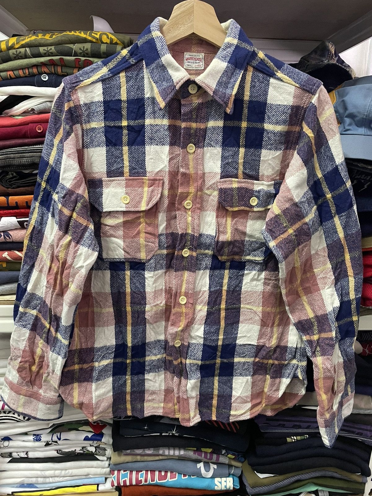 Warehouse Vintage Warehouse Flannel Shirt Selvadge Size US S / EU 44-46 / 1 - 2 Thumbnail