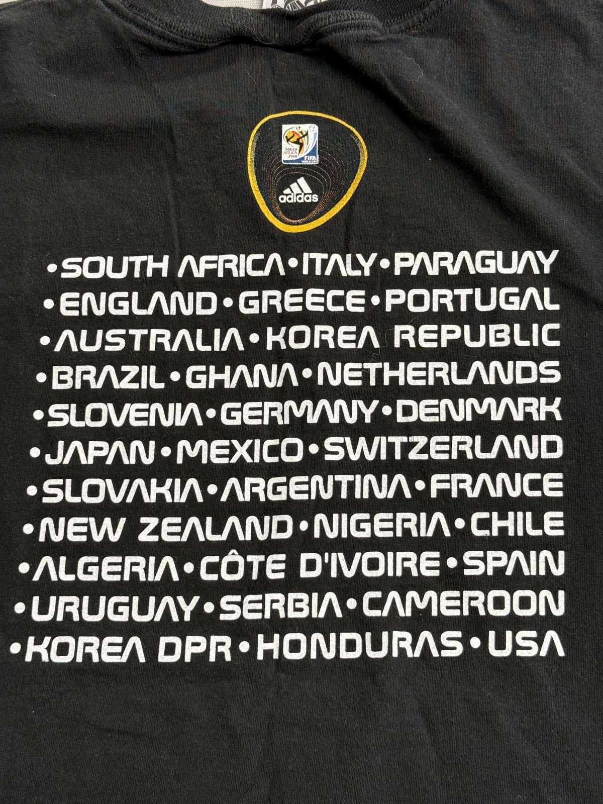 Adidas Fifa South Africa World Cup 2010 T-hirt 1 Stage 32 Countries Size US L / EU 52-54 / 3 - 6 Thumbnail