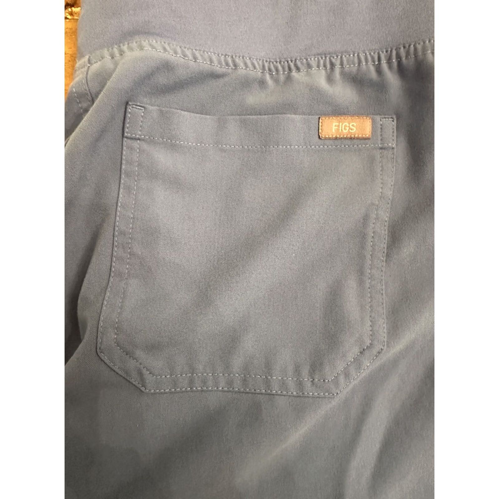 Vintage FIGS Technical Collection Pants Women Medium Blue Scrub Pants No Pull String Size 32" / US 10 / IT 46 - 2 Thumbnail