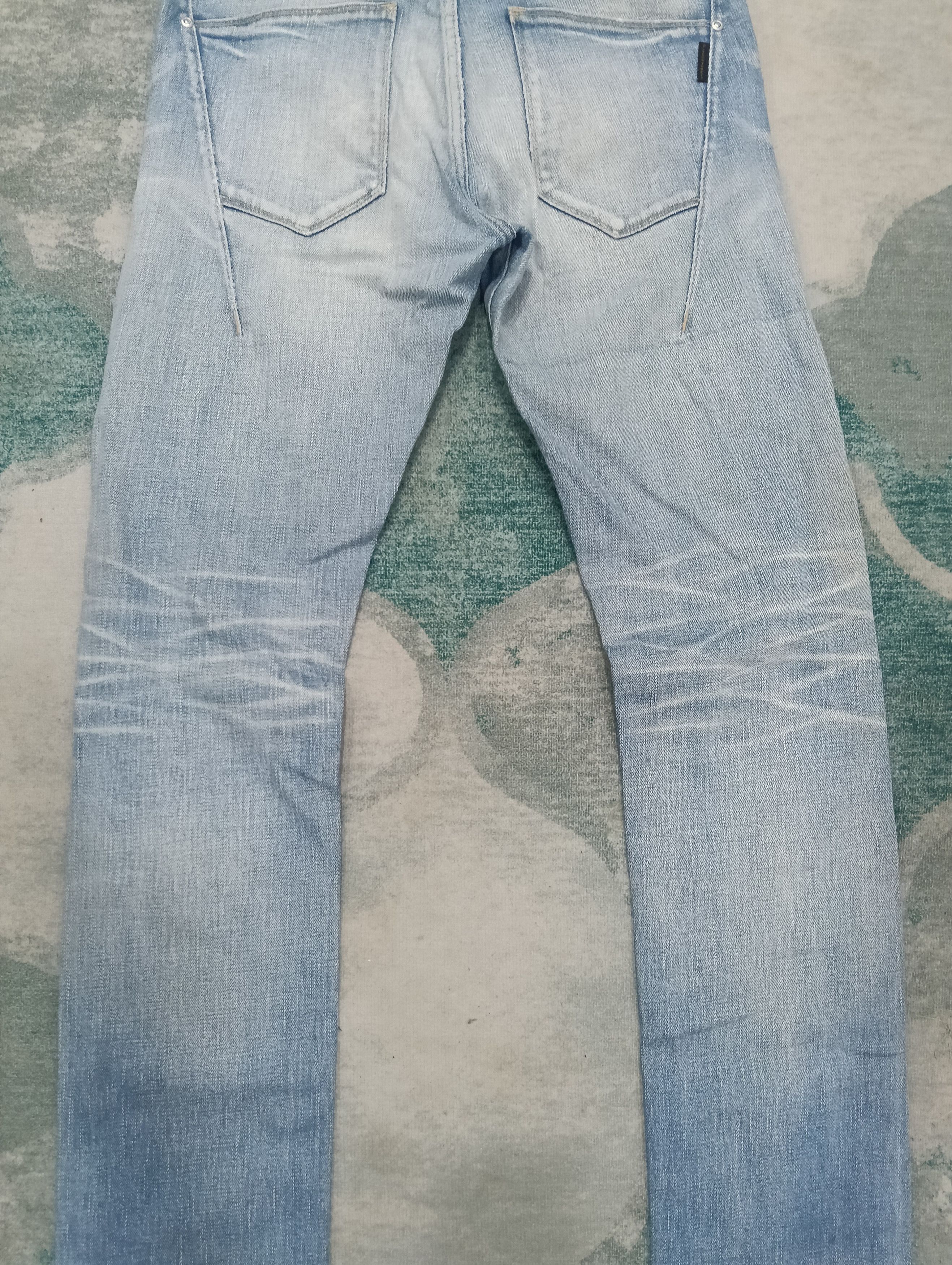 Japanese Brand × Le Grande Bleu (L.G.B.) × Neil Barrett Black Barrett Selvedge Skinny Denim Size US 33 - 6 Thumbnail
