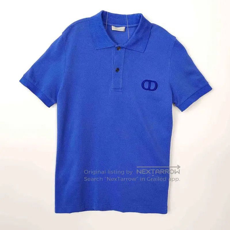 Dior Dior Blue Cotton Polo Shirt for Men . Size US XXS / EU 40 - 1 Thumbnail
