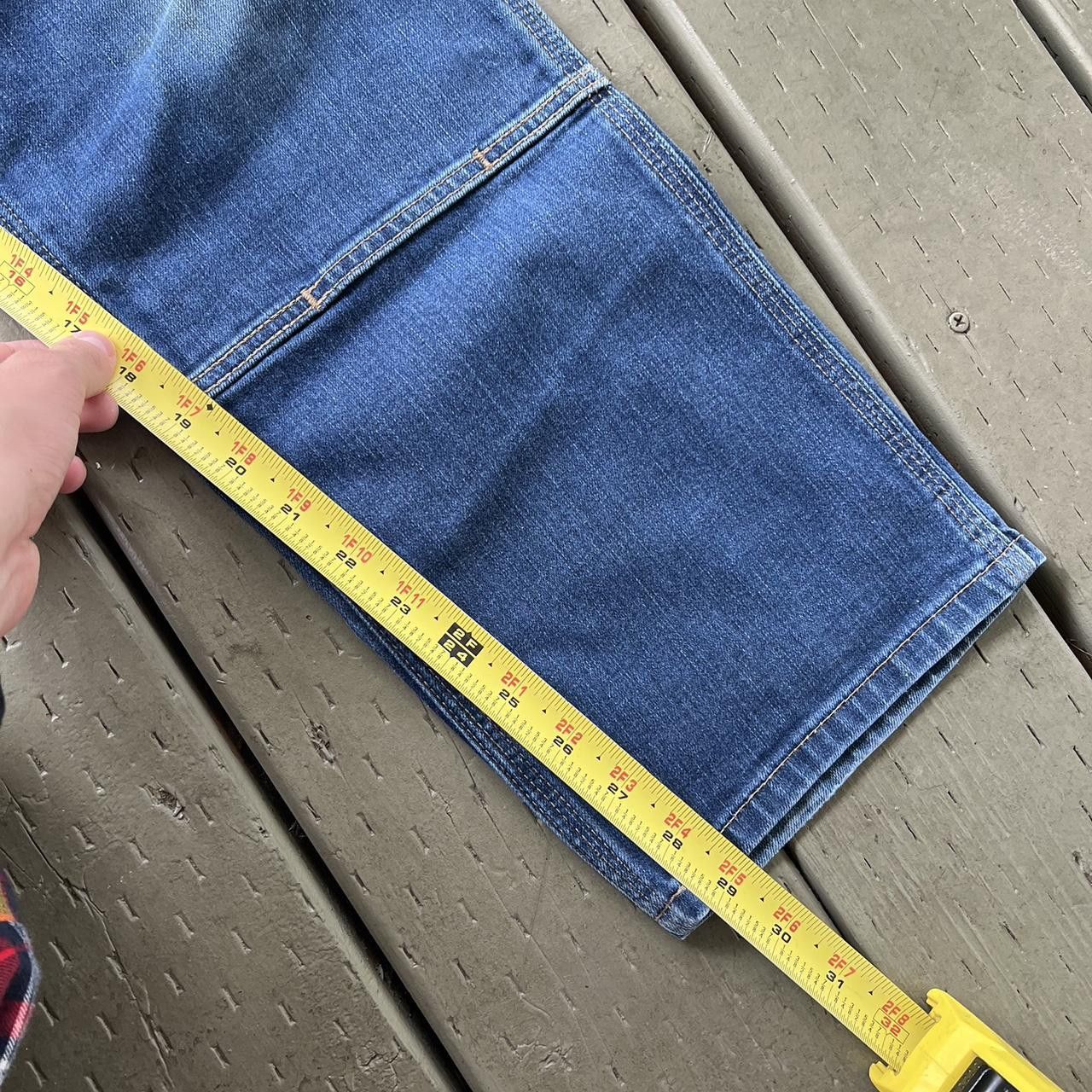 Carhartt Vintage Y2K Carhartt denim blue double knee work wear pants Size US 34 / EU 50 - 6 Thumbnail