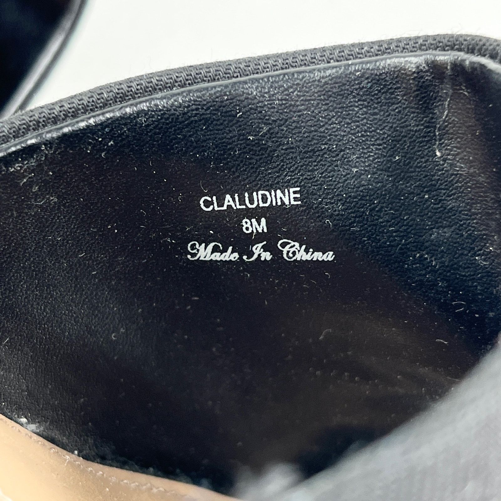 NYDJ NYDJ Claudine Wedge Mule Sandals Black 8 Patent Wedge New Size US 8 / IT 38 - 8 Thumbnail