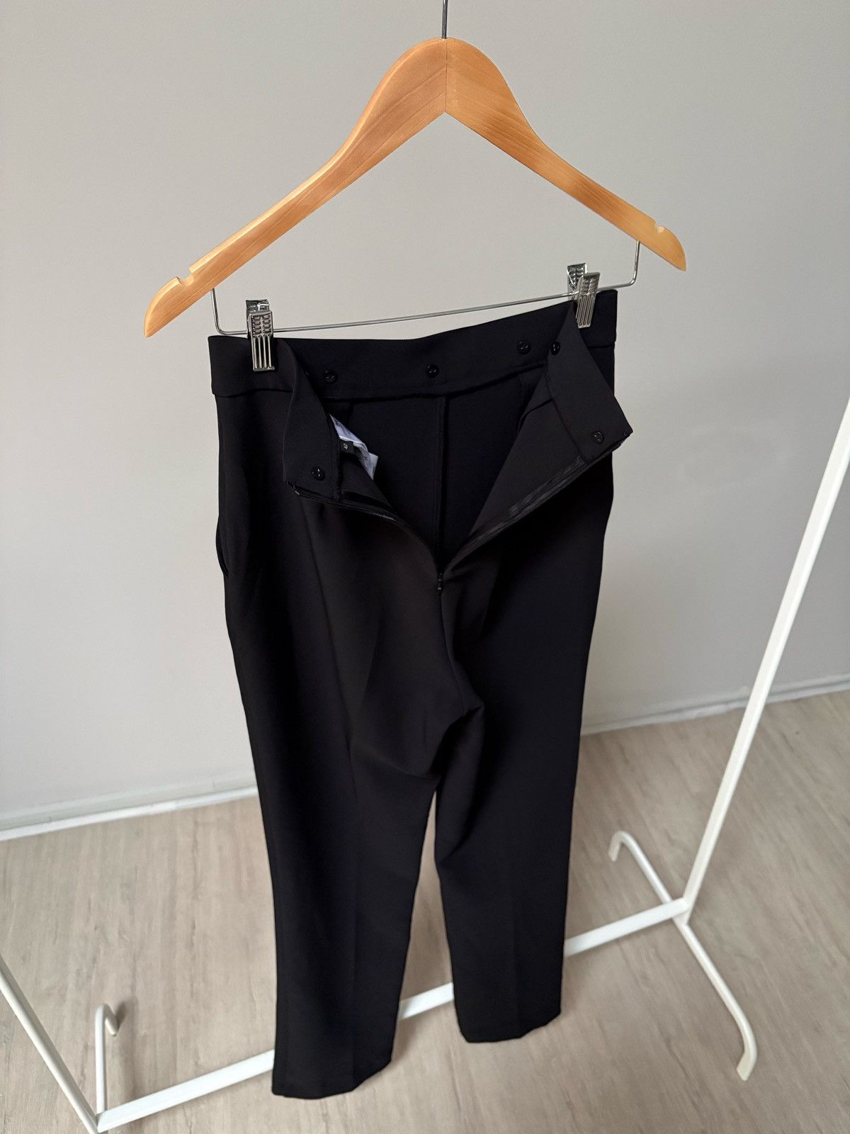 Elisabetta Franchi Elisabetta Franchi Black High Rise Pants Wide Leg IT 42 Size 28" / US 6 / IT 42 - 21 Thumbnail