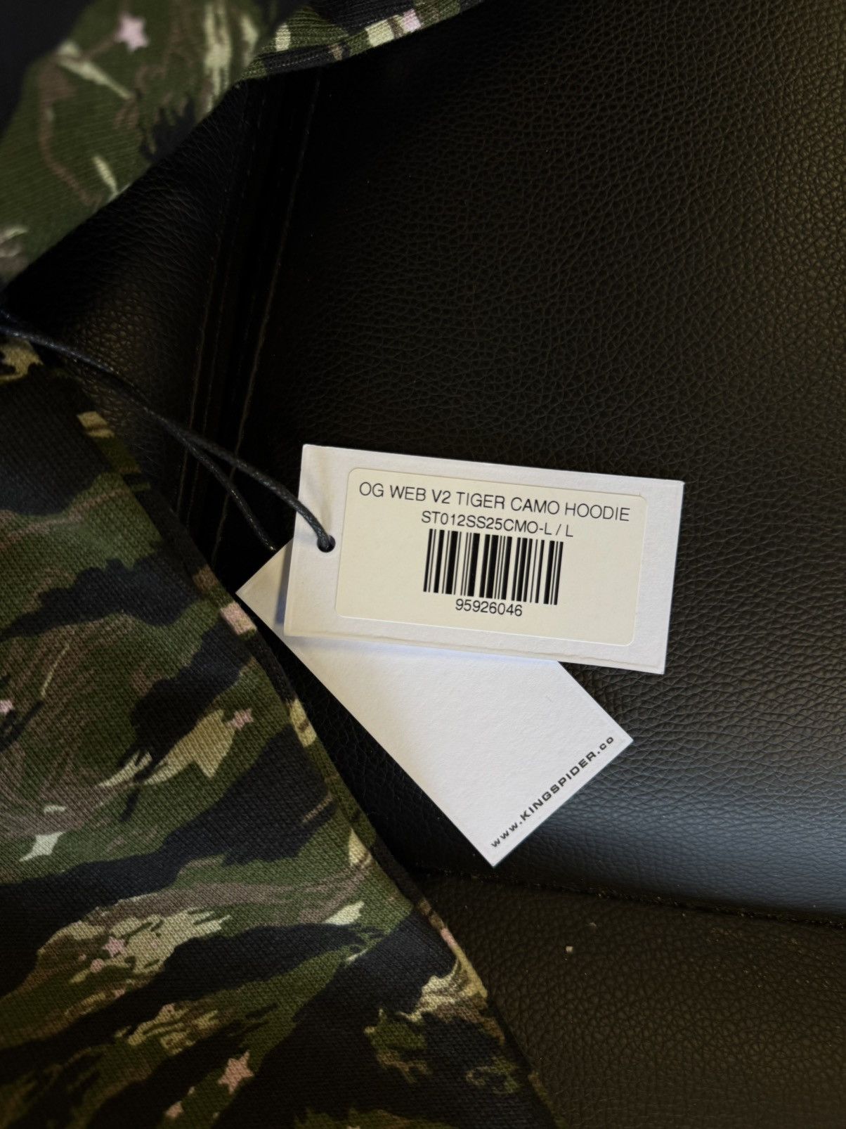 Sp5der Sp5der Worldwide Green Camo Hoodie Size L (NEW) Size US L / EU 52-54 / 3 - 6 Thumbnail