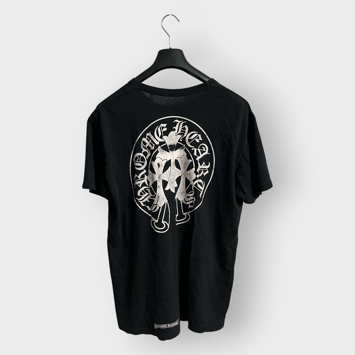 Chrome Hearts RARE! Chrome Hearts Triple Cross Horseshoe T-Shirt Black Size US XL / EU 56 / 4 - 1 Thumbnail