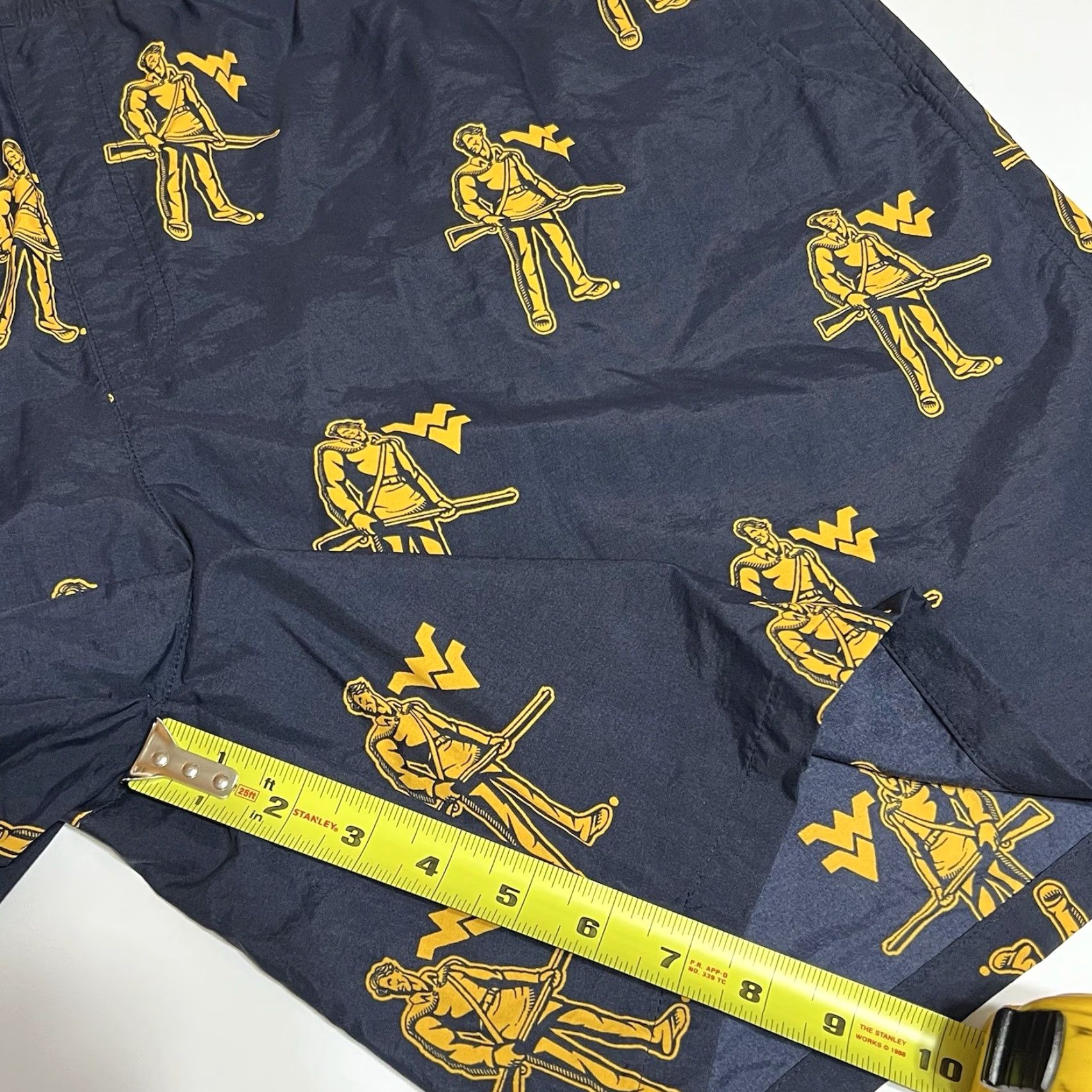 Vintage Columbia PFG Swim Trunks West Virginia Mountaineers Mens 3X Lined Short WVU Blue Beach Outdoor Trunks Mens Size US 39 - 5 Thumbnail