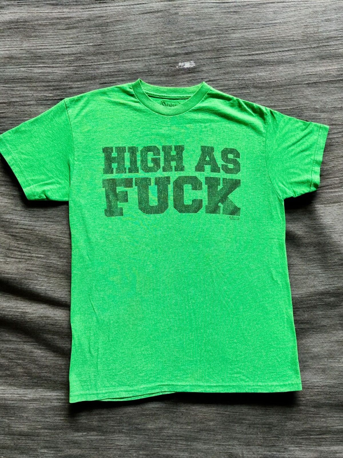 Rap Tees × Vintage Spencer’s Vintage Weed High 420 Stoner Humor Funny Rap Shirt Size US M / EU 48-50 / 2 - 1 Thumbnail
