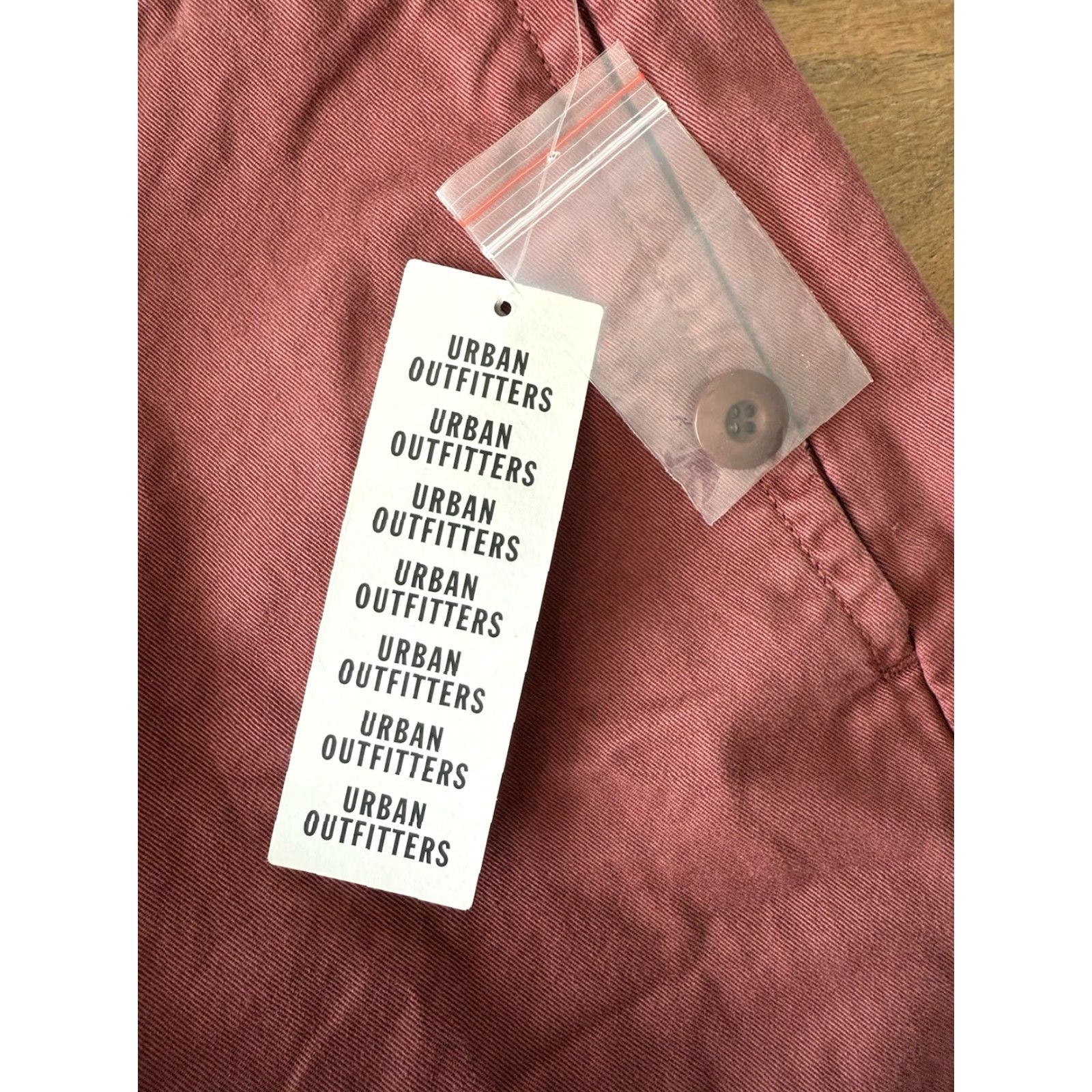 Urban Outfitters Urban Outfitters UO Wide Leg Chino Pants Mens 32x30 Wine Relaxed Fit Trousers Size US 32 / EU 48 - 3 Thumbnail