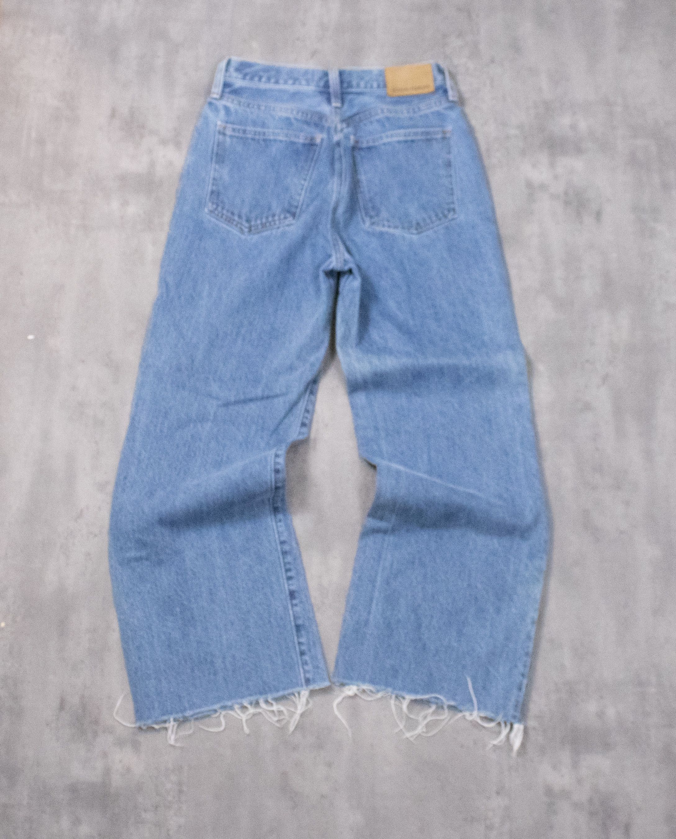 Japanese Brand Denim Form Baggy Wide Relax Fit CrazyY2K Denim Pant's Size US 26 / EU 42 - 14 Thumbnail