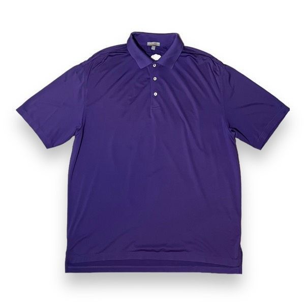 Peter Millar Peter Millar Summer Comfort Solid Polo Shirt Purple Men's Si Size US XL / EU 56 / 4 - 1 Thumbnail