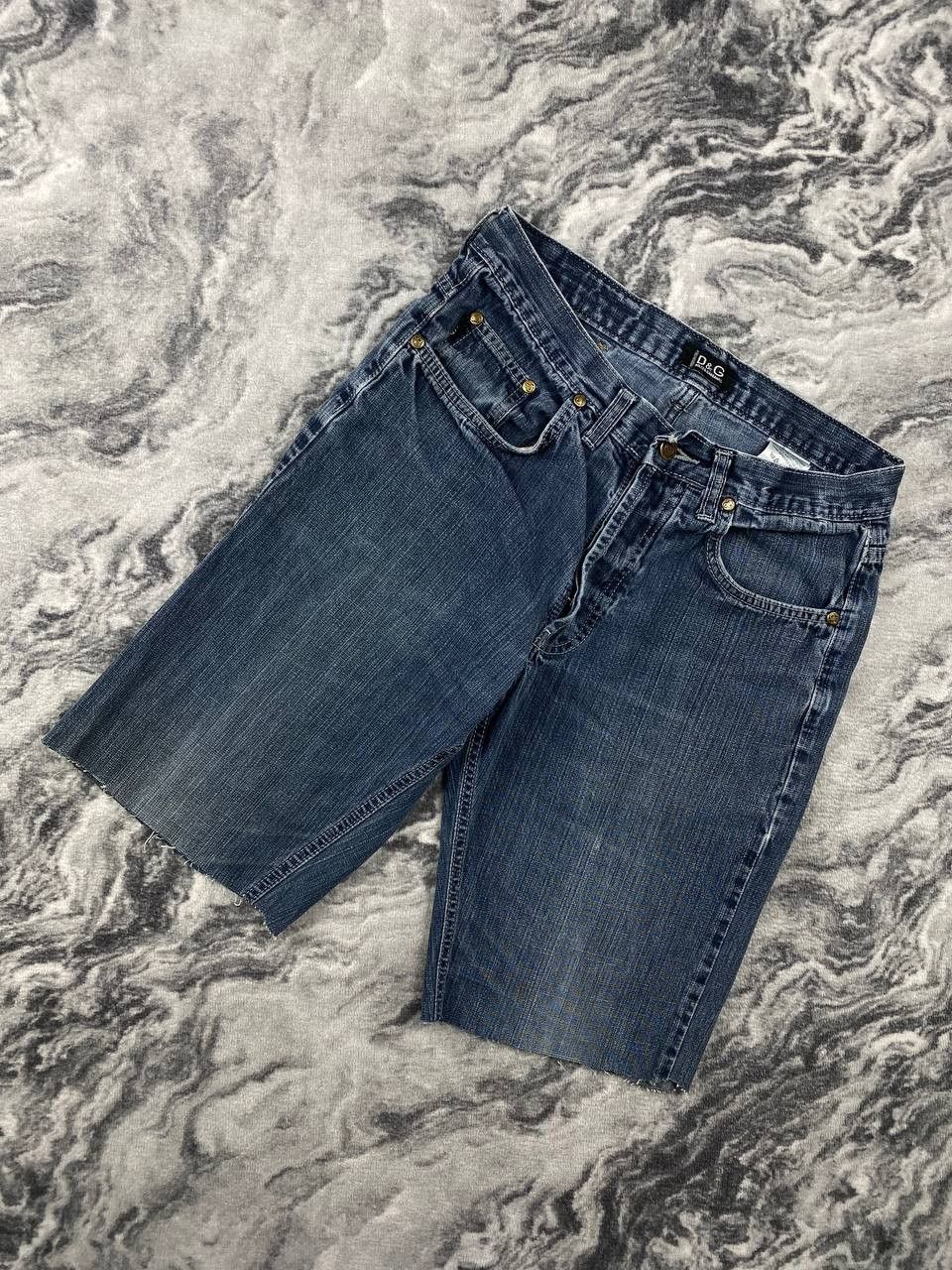 Dolce & Gabbana Dolce & Gabbana Denim Shorts Big Logo Size US 30 / EU 46 - 8 Thumbnail