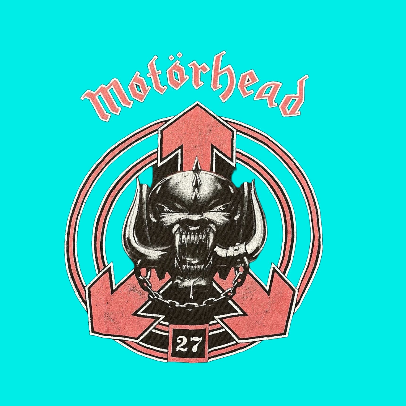 Delta VINTAGE Motorhead Born To Lose Live Win T-Shirt Large Black Delta Men Short Sleeve Crew Neck Band 90s Rock Metal MERV? Size US L / EU 52-54 / 3 - 1 Thumbnail