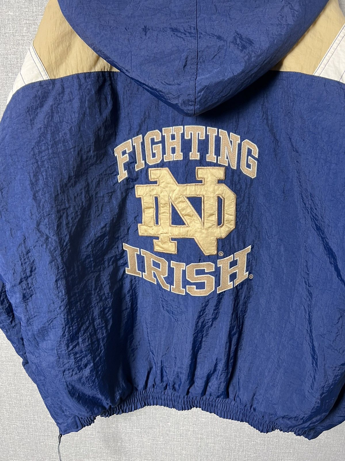 Starter 90s Starter Notre Dame Fighting Irish Nylon Bomber Jacket Size US L / EU 52-54 / 3 - 23 Thumbnail