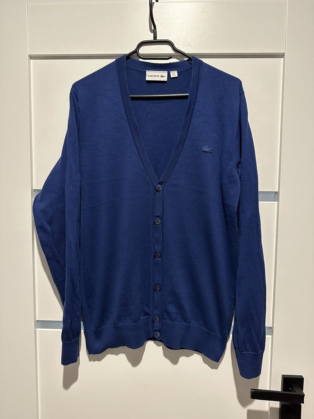 Lacoste Lacoste cardigan v neck jumper sweater Size US M / EU 48-50 / 2 - 1 Thumbnail