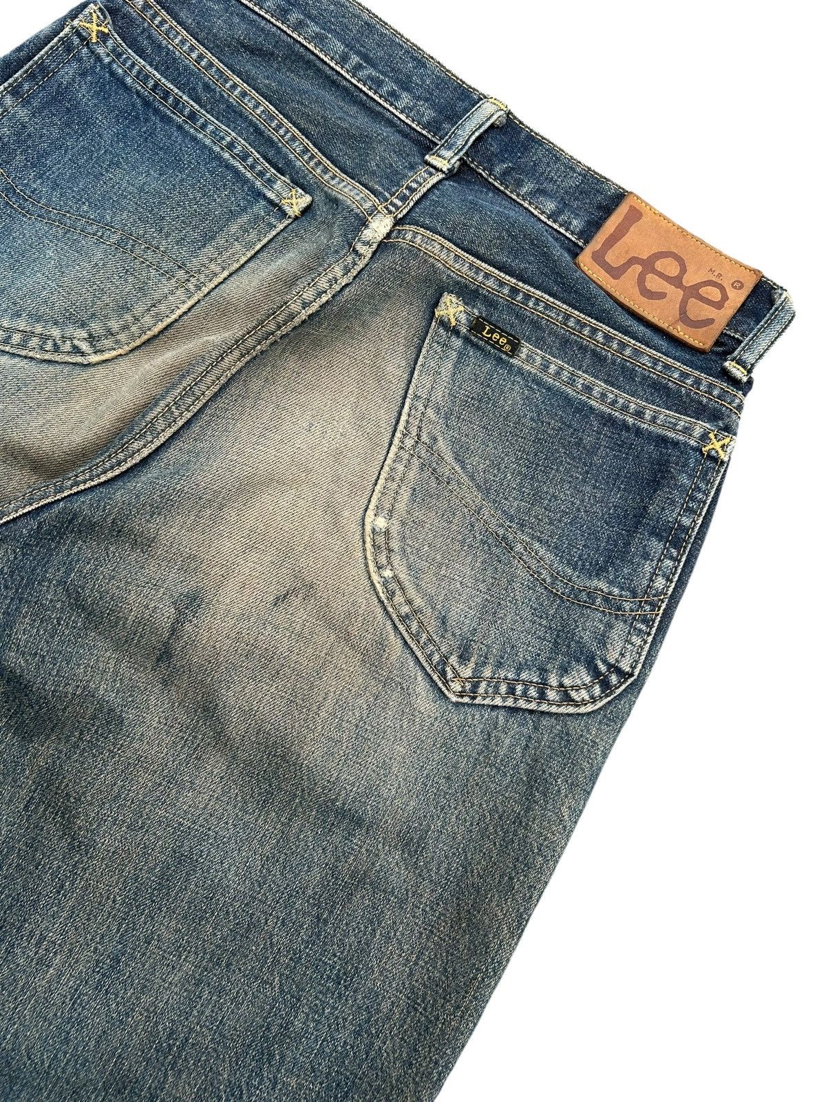 Kapital × Lee × Vintage Vintage Lee Selvedge Rusty Distressed Denim Jeans Mudwash Size US 28 / EU 44 - 12 Thumbnail
