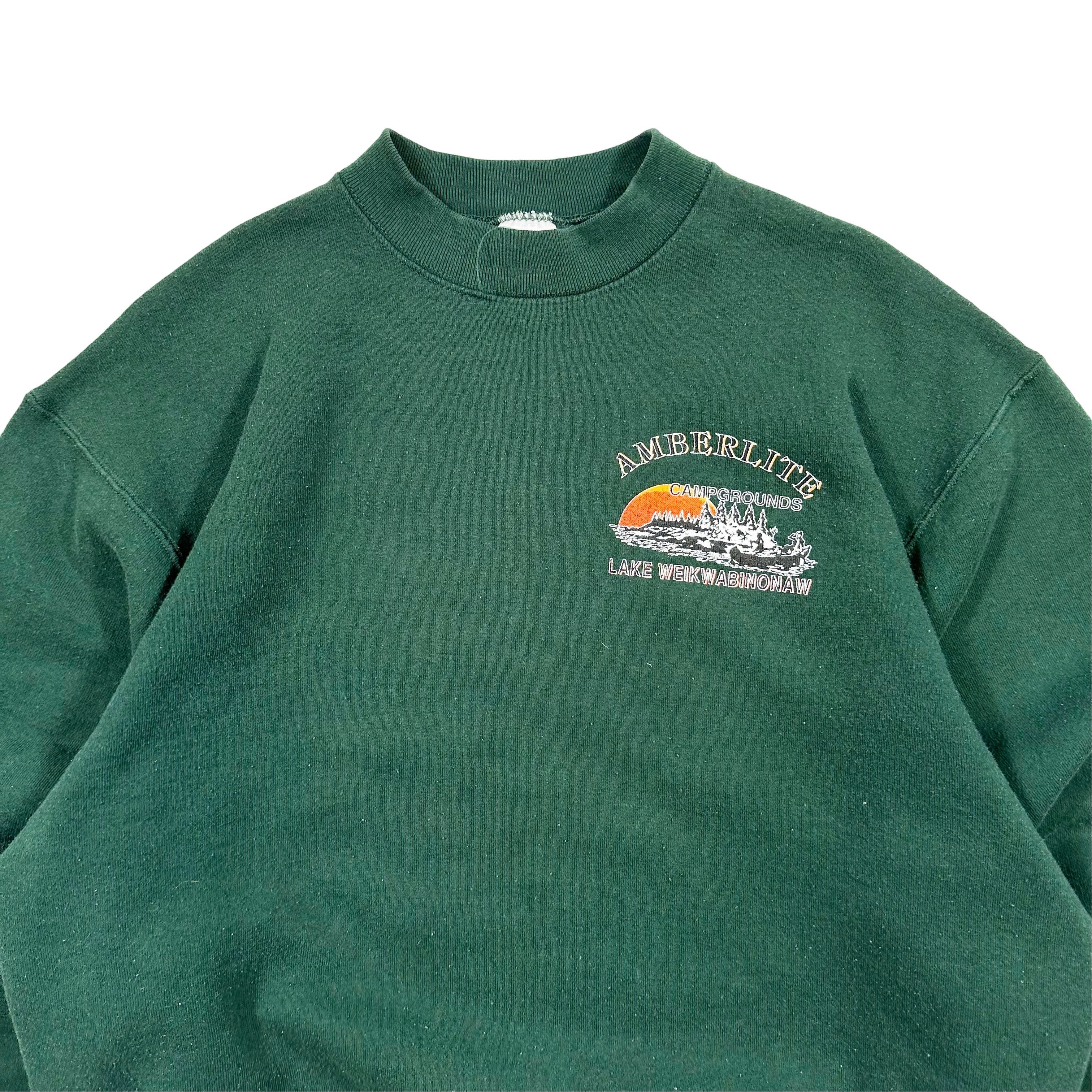 Vintage Vintage 90s Amberlite Campgrounds Big Print Graphic Sweater Size US XL / EU 56 / 4 - 2 Thumbnail