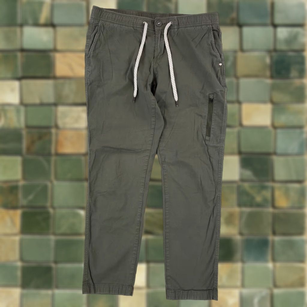 Vuori Vuori Joggers Pants Dark Gray Ripstop Elastic Stretch Womens L 34x28 Size 36" / US 14 / IT 50 - 1 Thumbnail