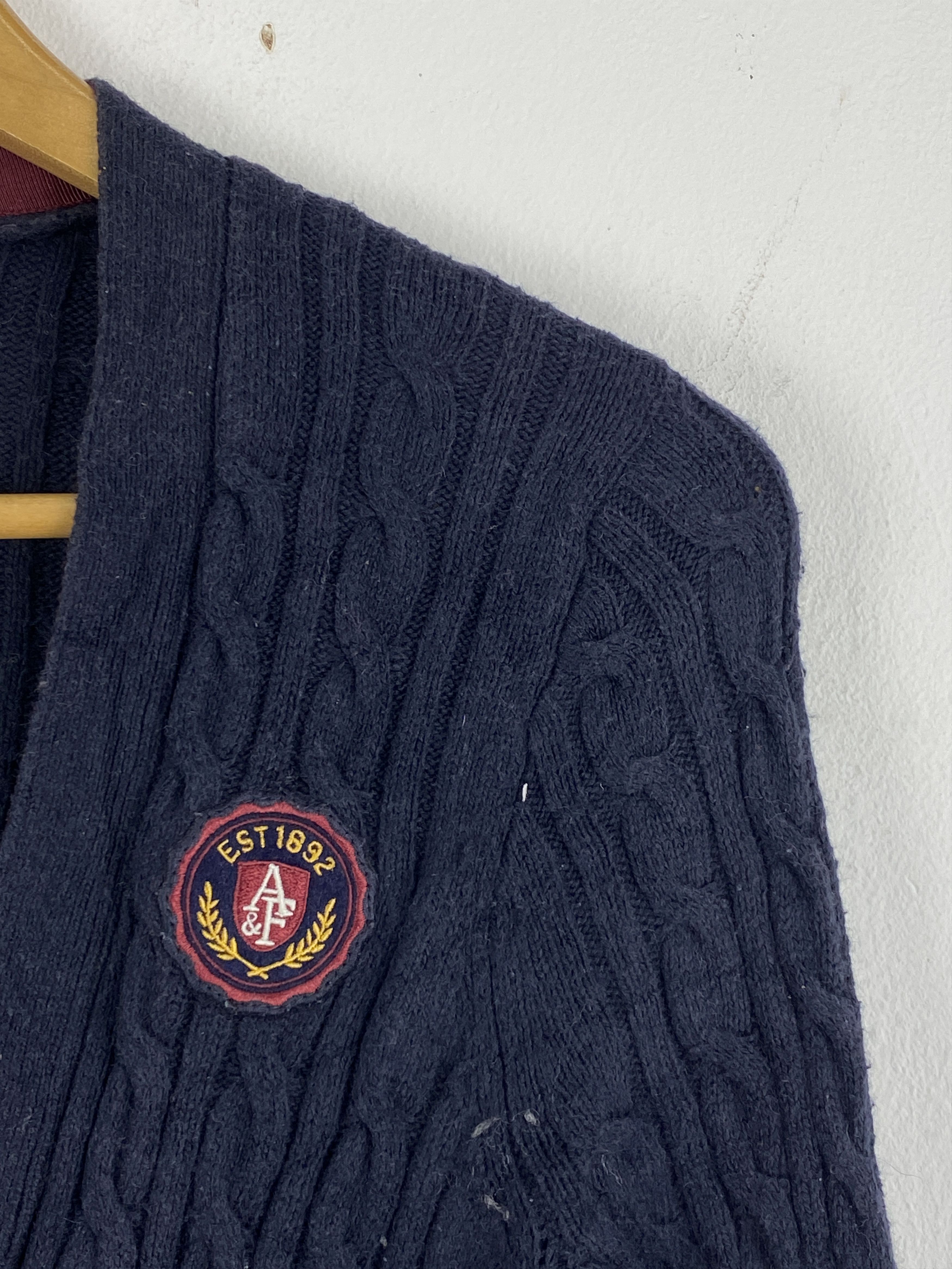 Abercrombie & Fitch × Vintage Vintage 90s Abercrombie and Fitch Knitwear Cardigan Button Size US M / EU 48-50 / 2 - 10 Thumbnail