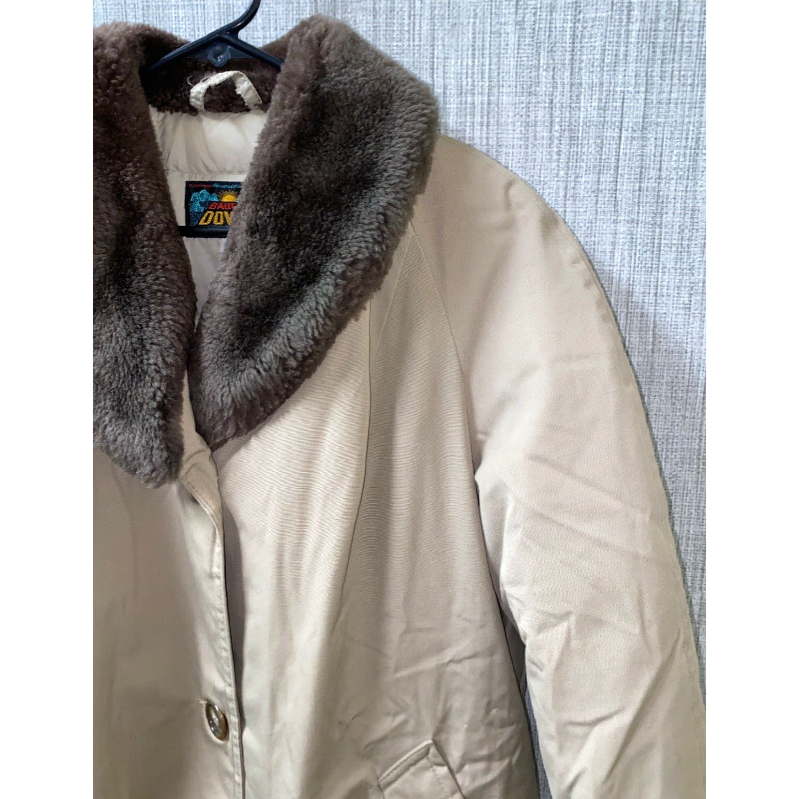 Eddie Bauer Eddie Bauer Womens DOWN Beige Button Front Jacket Size 14 Size XL / US 12-14 / IT 48-50 - 3 Thumbnail