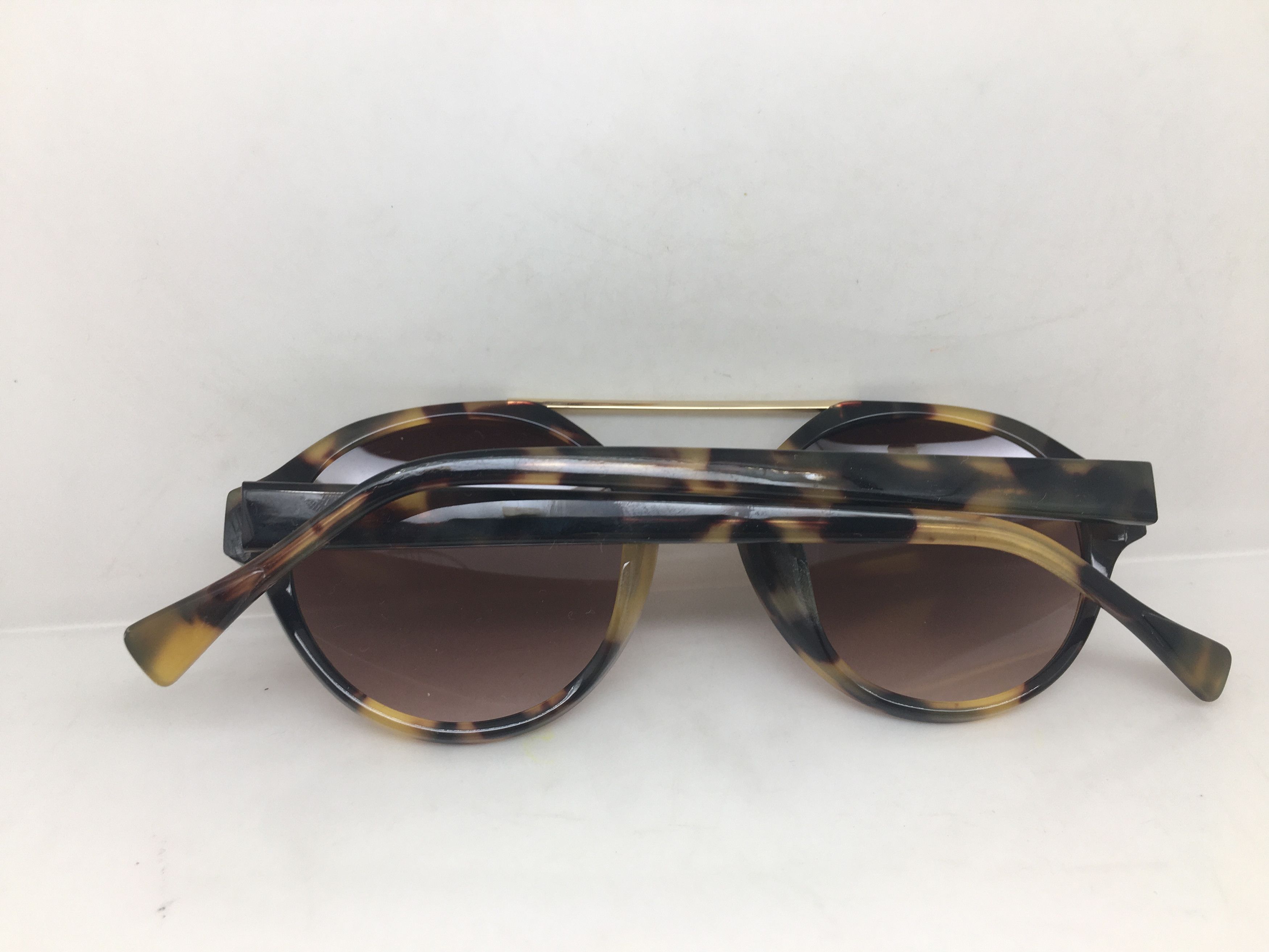Other Handmade Tortoise Acetate ARTSTOCRST Round Sunglasses Frame Size ONE SIZE - 8 Thumbnail