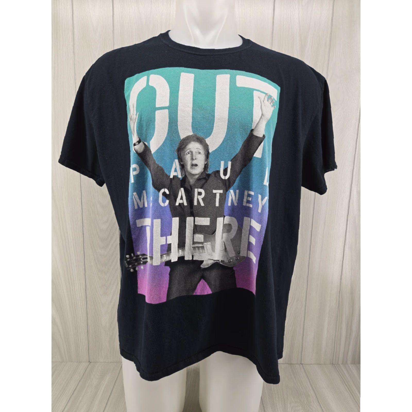 Vintage VINTAGE Paul McCartney Out There World Tour 2014 Atlanta Beatles Black T-Shirt Womens 2X Size XXL / US 16-18 / IT 52-54 - 2 Thumbnail