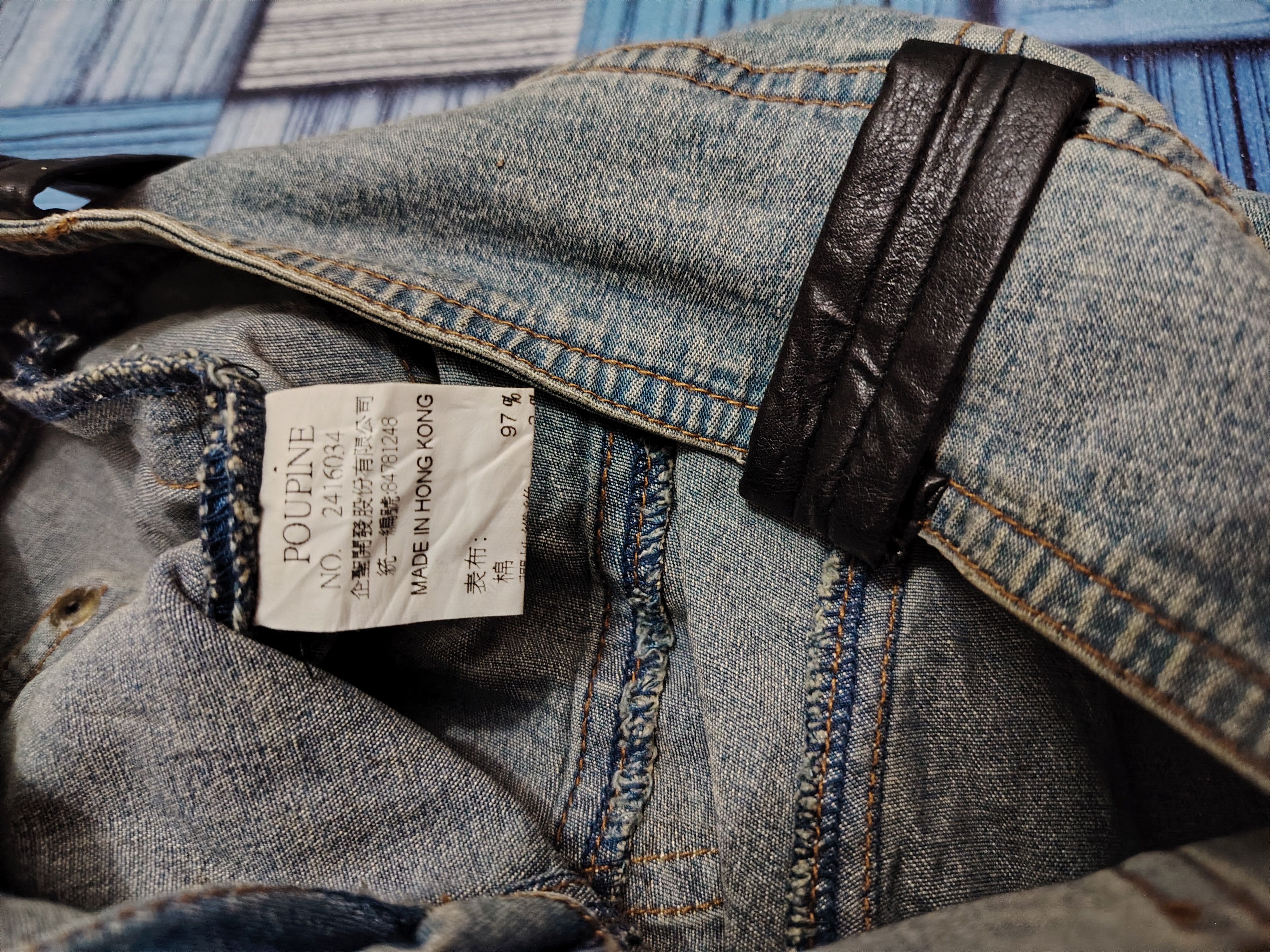 If Six Was Nine × Japanese Brand × Tornado Mart Insane 90s Poupine Bell Bottom distressed Jeans any patches Size 26" / US 2 / IT 38 - 9 Thumbnail
