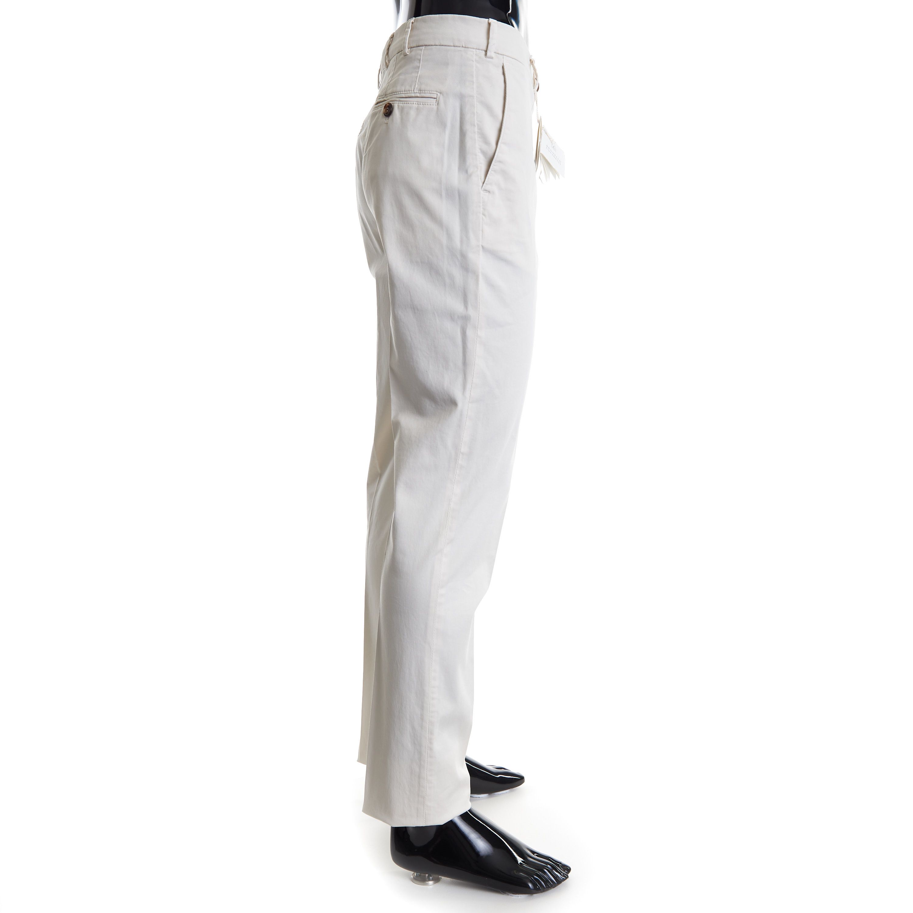 Brunello Cucinelli Off White Italian Fit Trousers / Pants Size US 40 / EU 56 - 6 Thumbnail