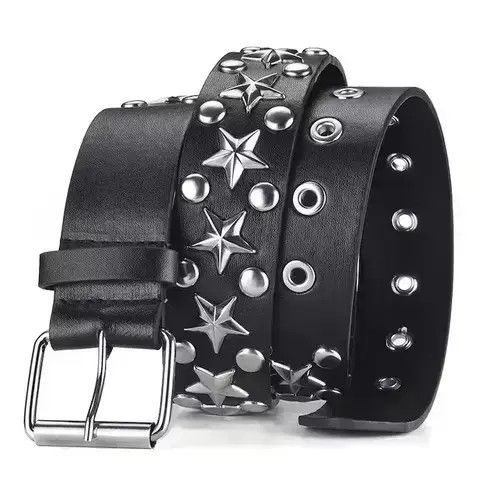 Other Pin Buckle Versatile Punk Belt Size 30 - 8 Thumbnail