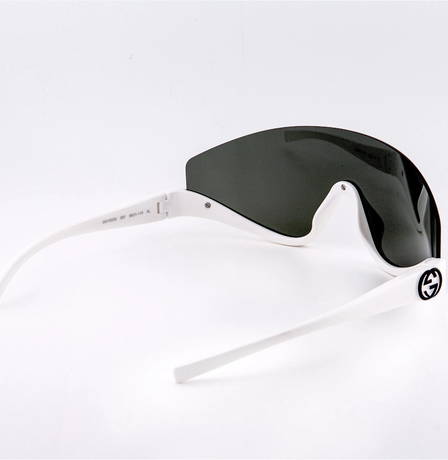 Gucci GUCCI 1650 White Black Sport Wrap Gg1650S Sunglasses 007 Size ONE SIZE - 2 Thumbnail