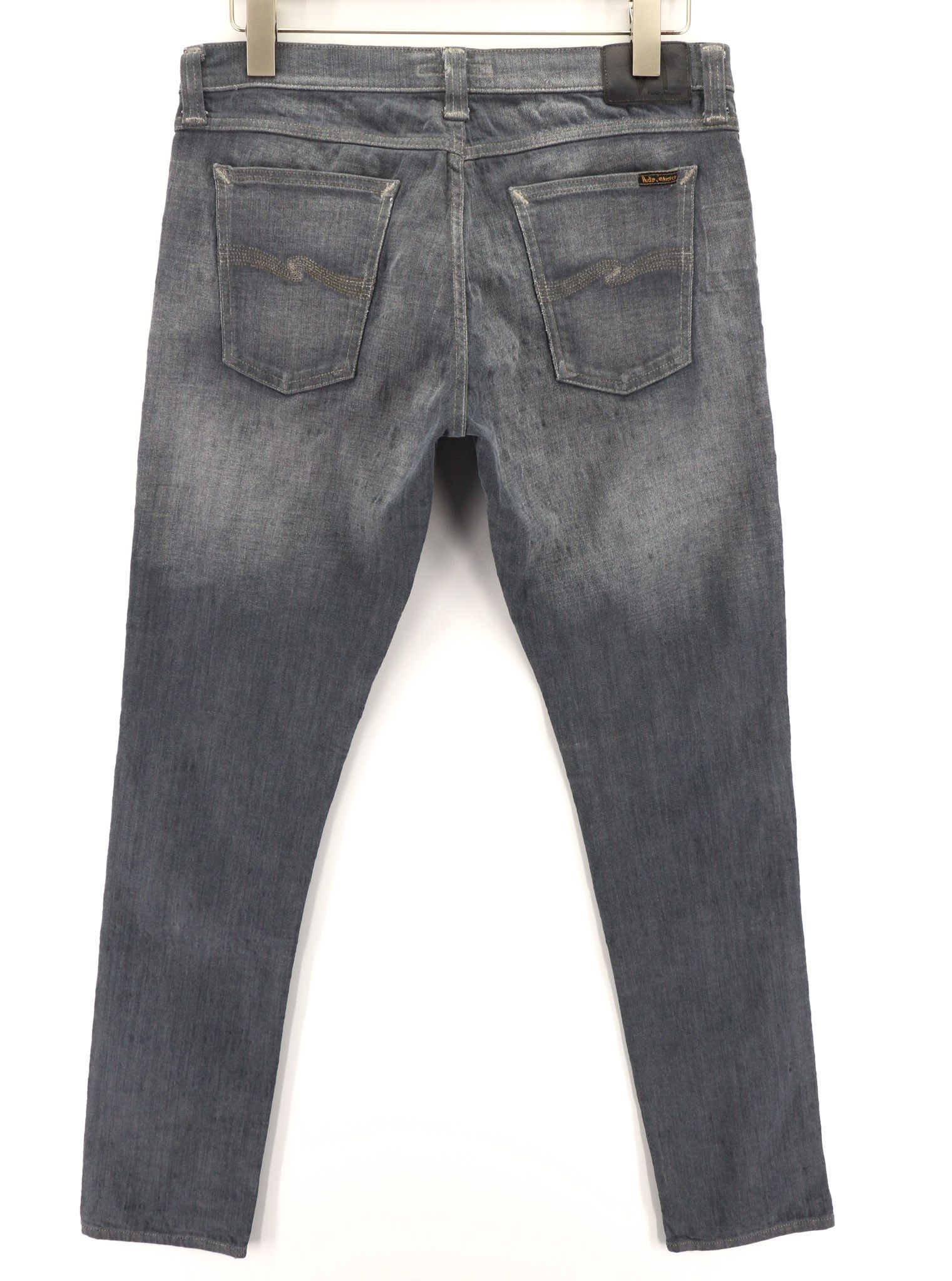 Nudie Jeans TIGHT LONG JOHN W33/L34 Organic Charcoal Zip Fit 80706 Size US 33 - 2 Thumbnail