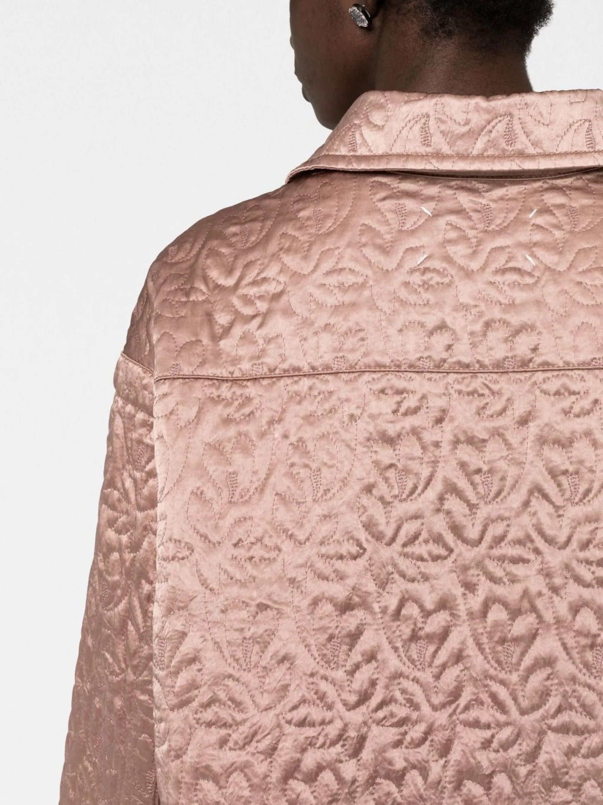 Maison Margiela o1y0625 Solid Color Shirt in Blush Size XS / US 0-2 / IT 36-38 - 6 Thumbnail