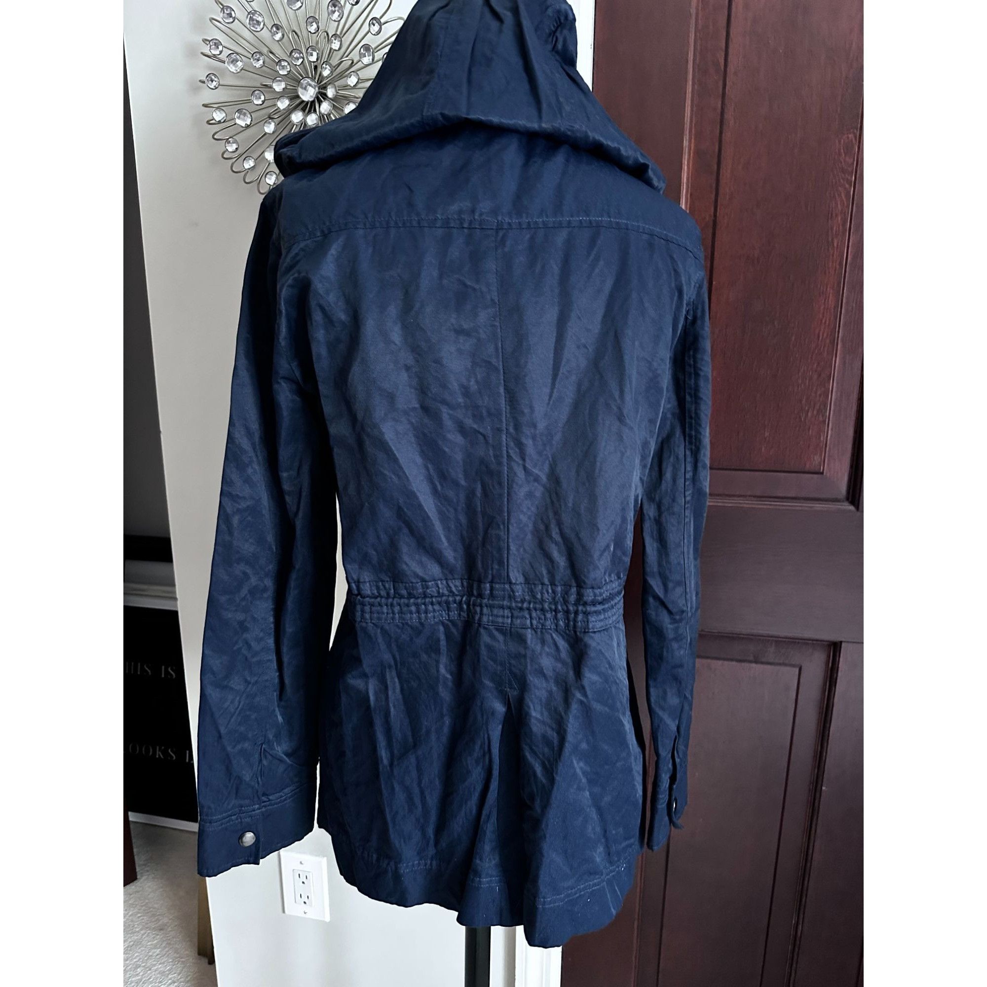 Joie Joie Vera Jane Utility Anorak raincoat Jacket in Navy Size M Size M / US 6-8 / IT 42-44 - 2 Thumbnail