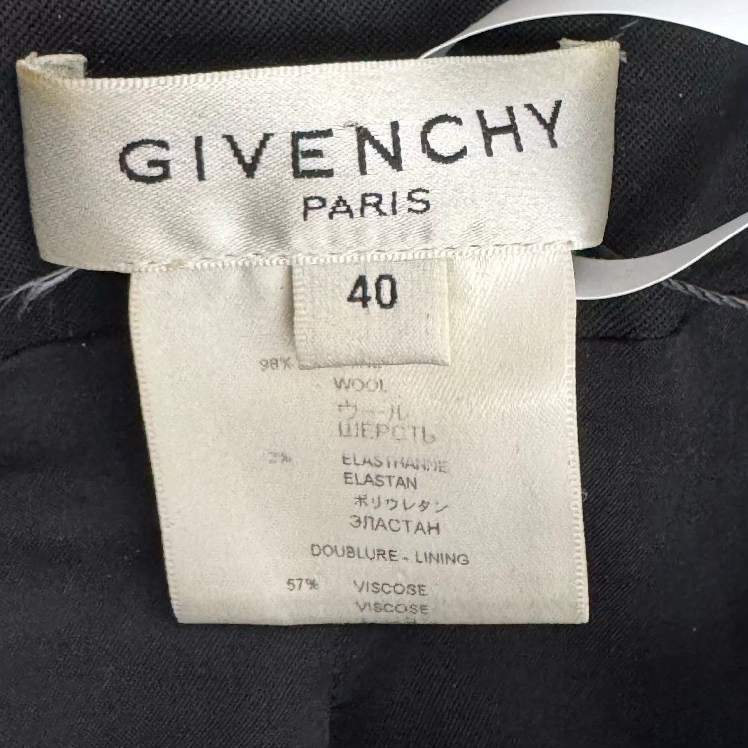 Givenchy Givenchy gold-buttoned black jacket, size 40, 98% new Size S / US 4 / IT 40 - 4 Thumbnail