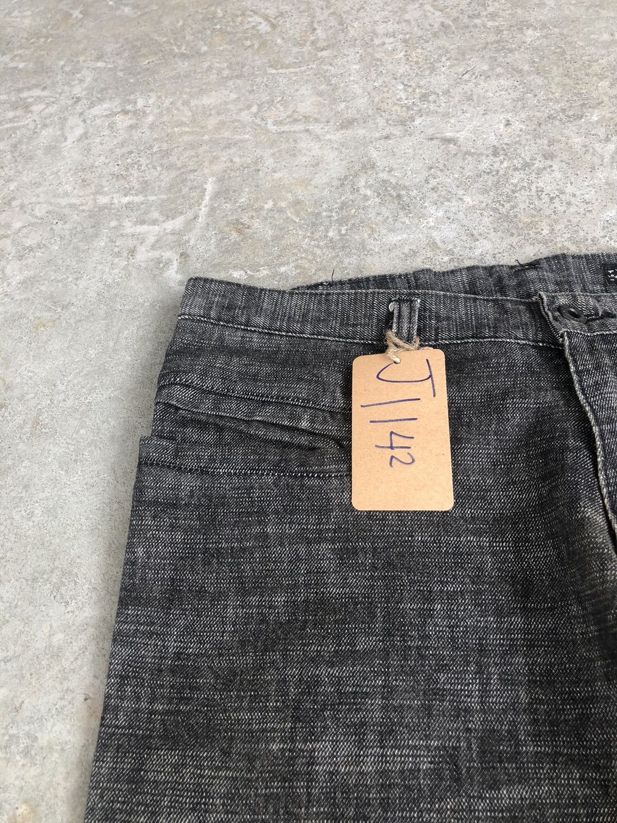 If Six Was Nine Japanese L7 Real Flared Jeans Distressed Jeans Size US 33 - 15 Thumbnail