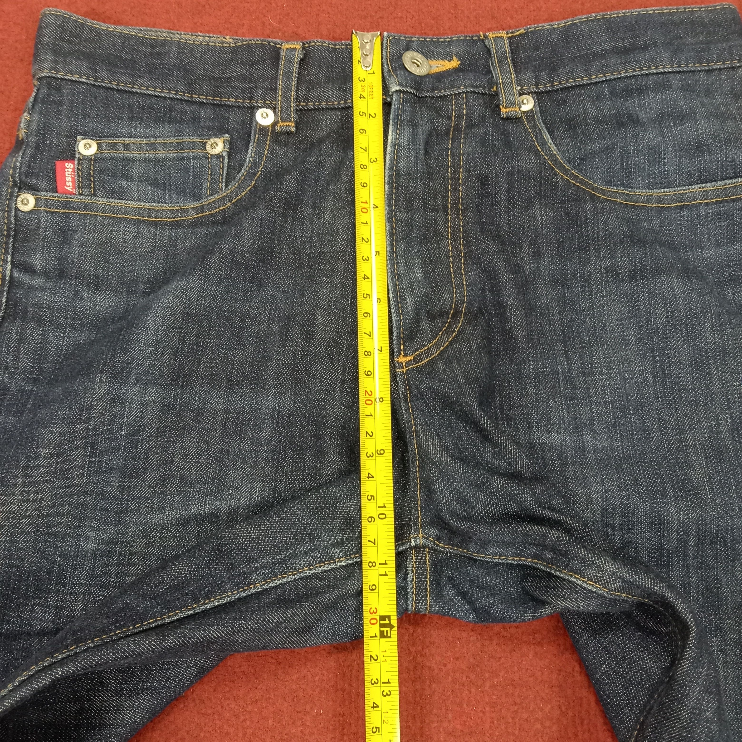 Stussy × Vintage Stussy Jeans Streetwear Custom Art Logo Style Size US 31 - 8 Thumbnail