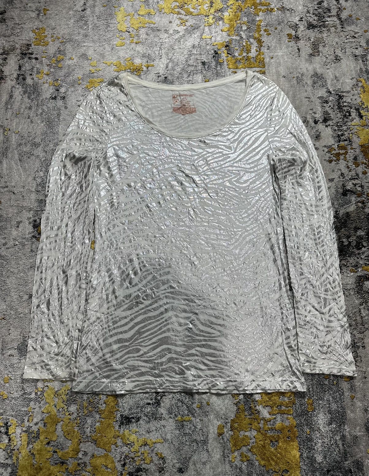 20471120 SICK GLITTER MESH LONG SLEEVE IFSIXWASNINE LGB STYLE Size S / US 4 / IT 40 - 1 Thumbnail