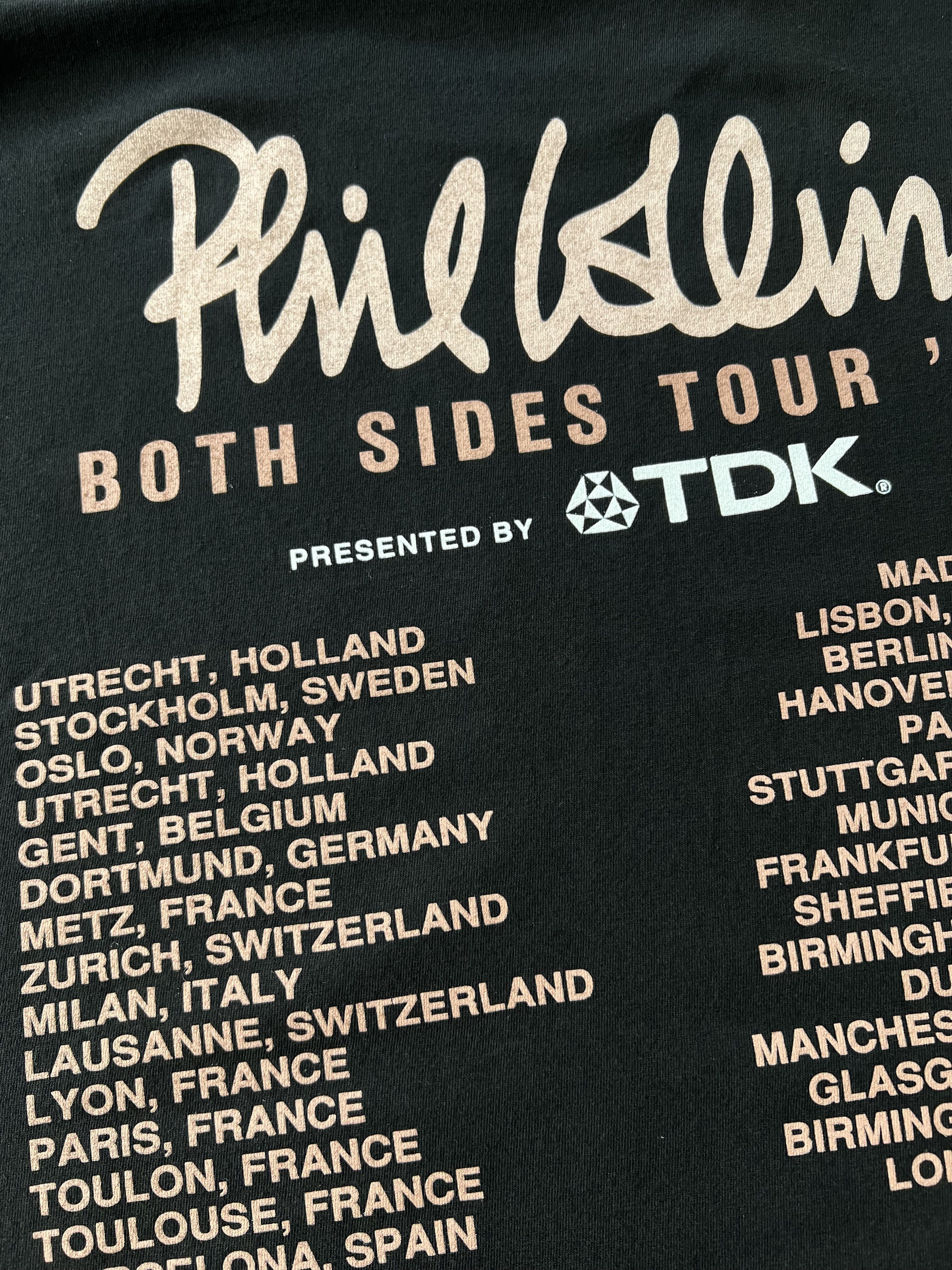 Band Tees Vintage 1994 Phil Collins Both Sides Tour TDK T-shirt Size US XL / EU 56 / 4 - 13 Thumbnail