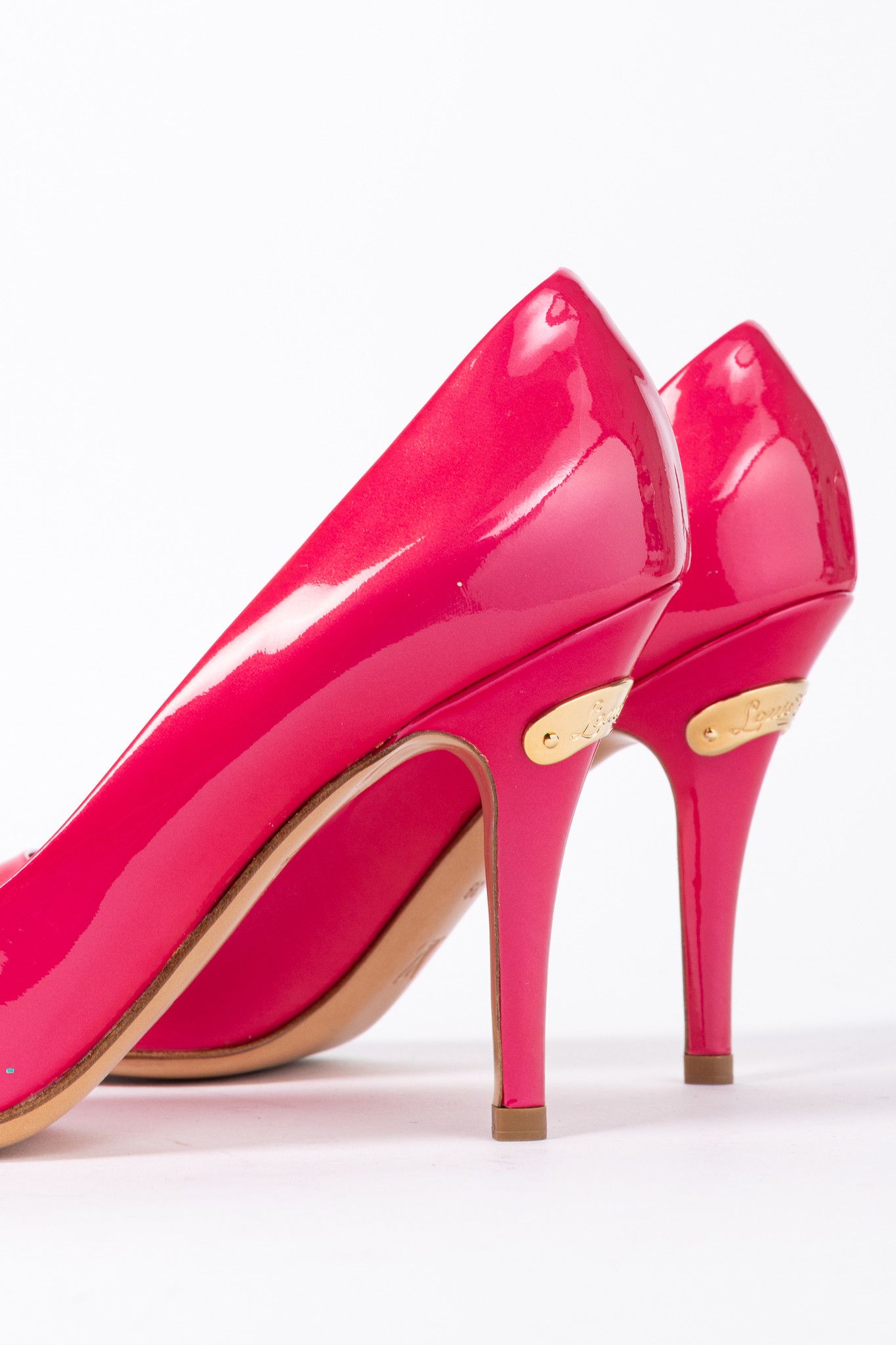Louis Vuitton Louis Vuitton Strawberry Patent Leather Pointed-Toe Pumps Size US 8.5 / IT 38.5 - 7 Thumbnail